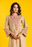 Ethnic Block 1 in Beige coloured Printed Cambric fabric 3