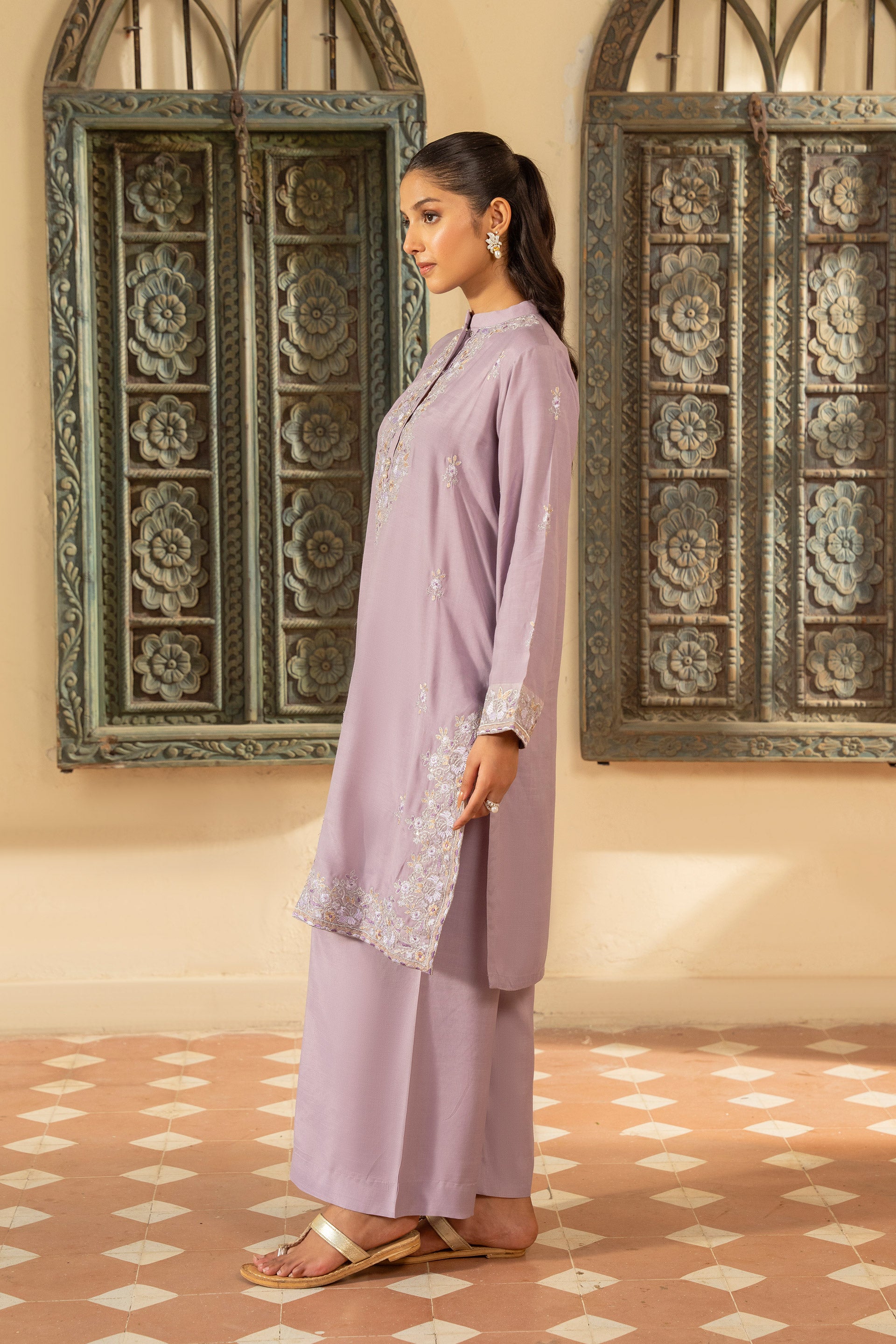2 Piece Raw Silk Suit (FP0011)