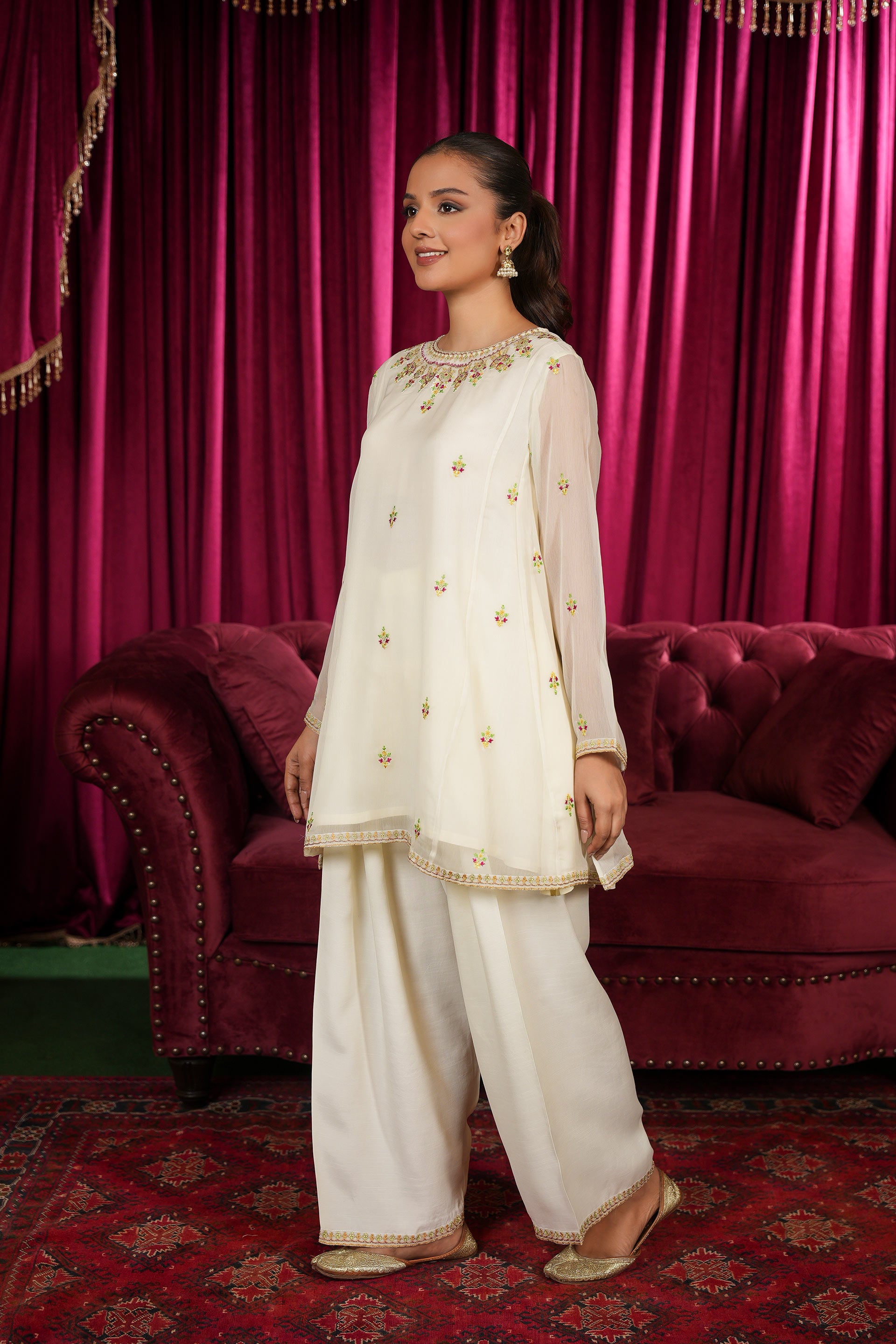 2 Piece Chiffon Suit (FP0013)