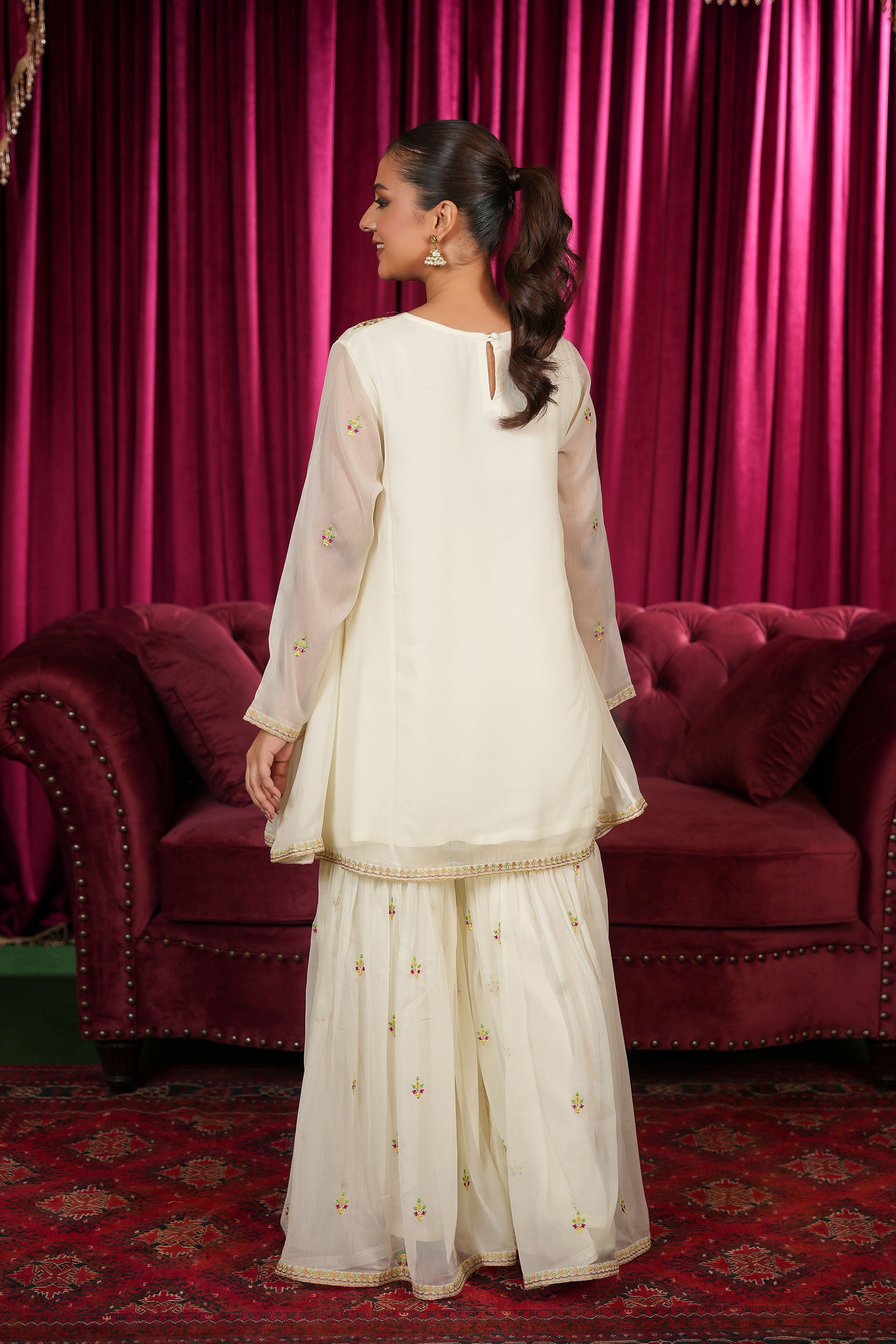 2 Piece Chiffon Suit (FP0014)