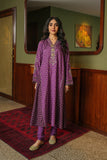 Purple Bahar: 2 Piece Suit in Purple Raw Silk (FR0982)