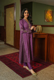 Purple Bahar: 2 Piece Suit in Purple Raw Silk (FR0982)