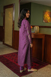 Purple Bahar: 2 Piece Suit in Purple Raw Silk (FR0982)