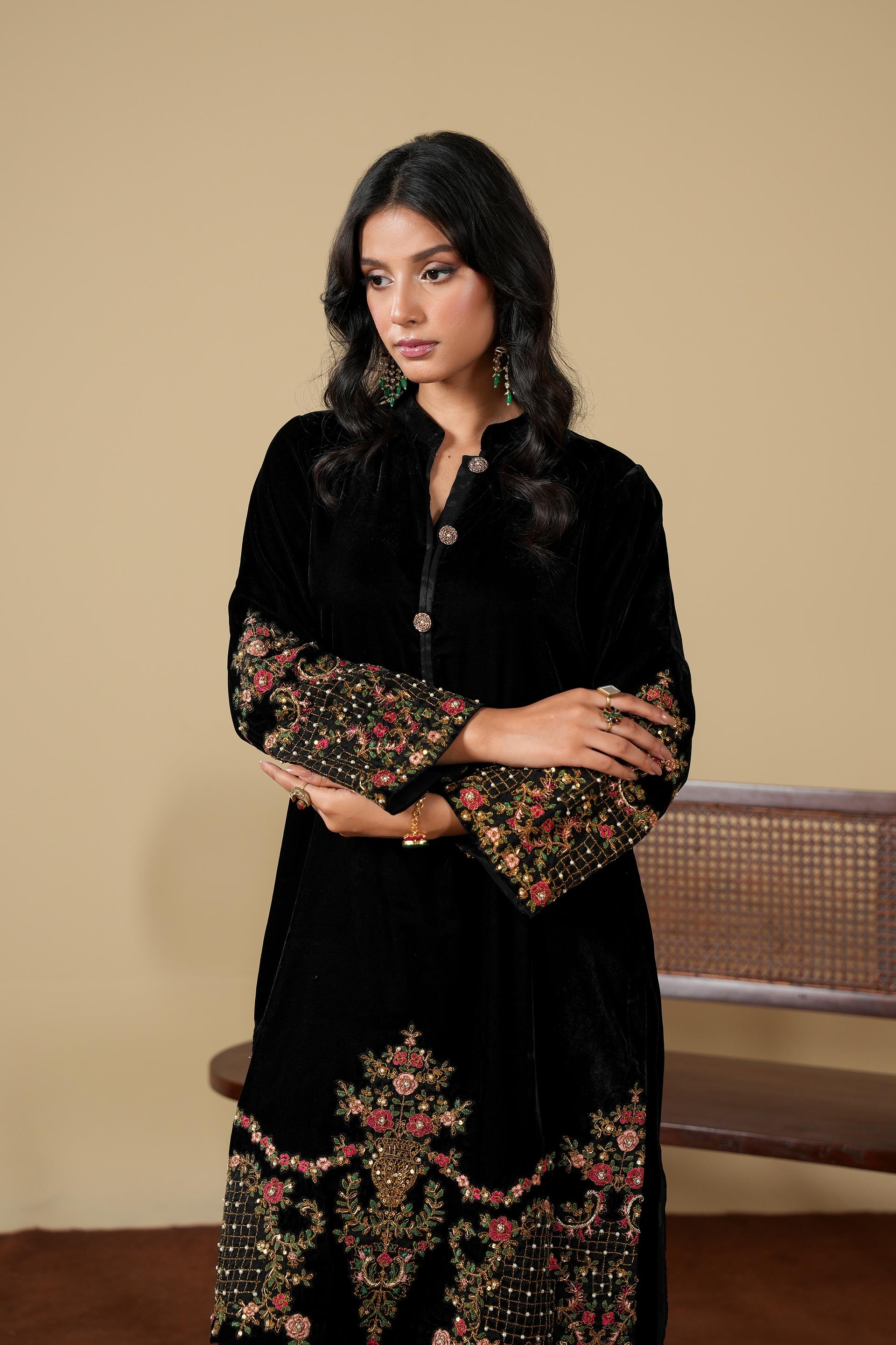 1 Piece Velvet Top (FR0984)