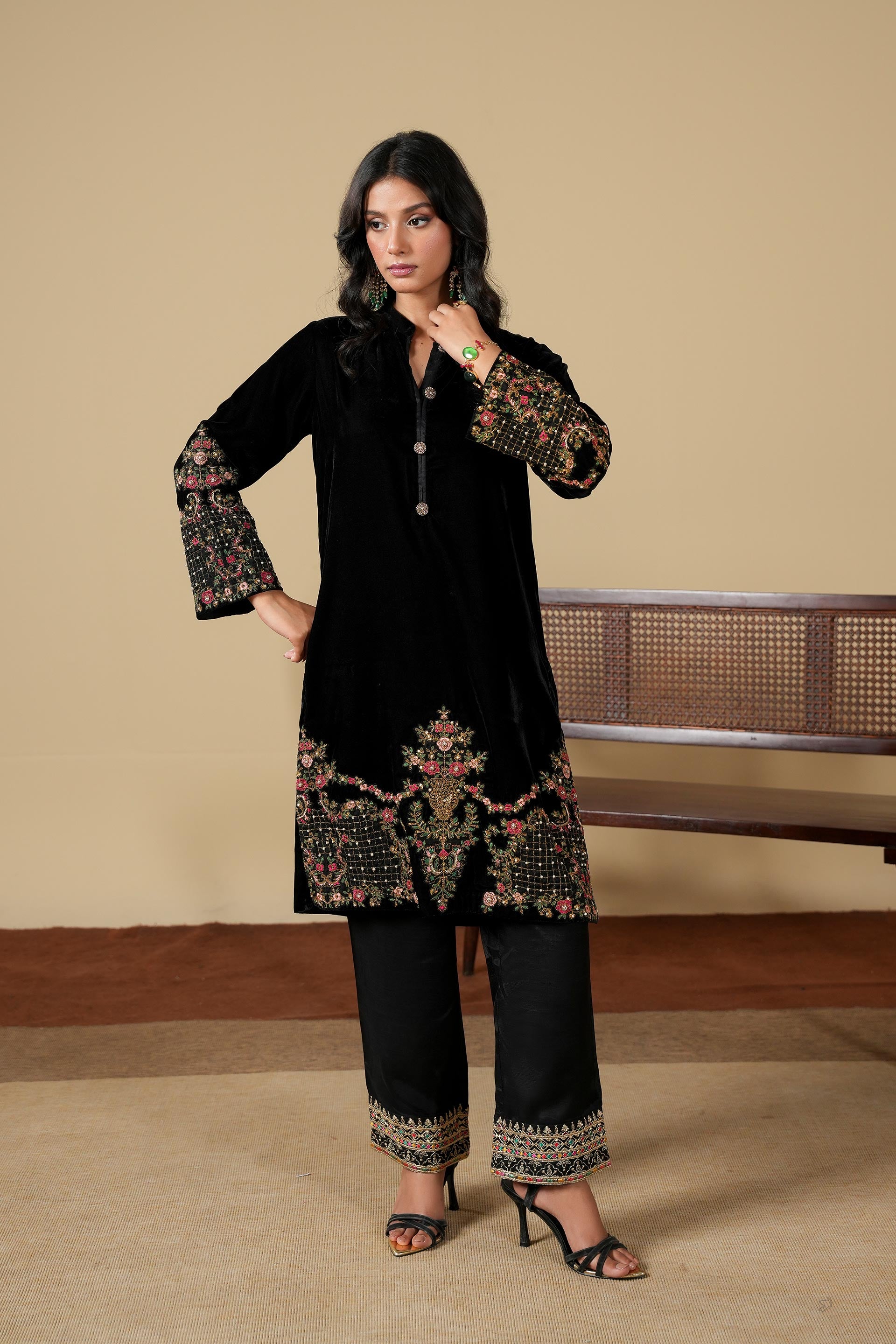 1 Piece Velvet Top (FR0984)