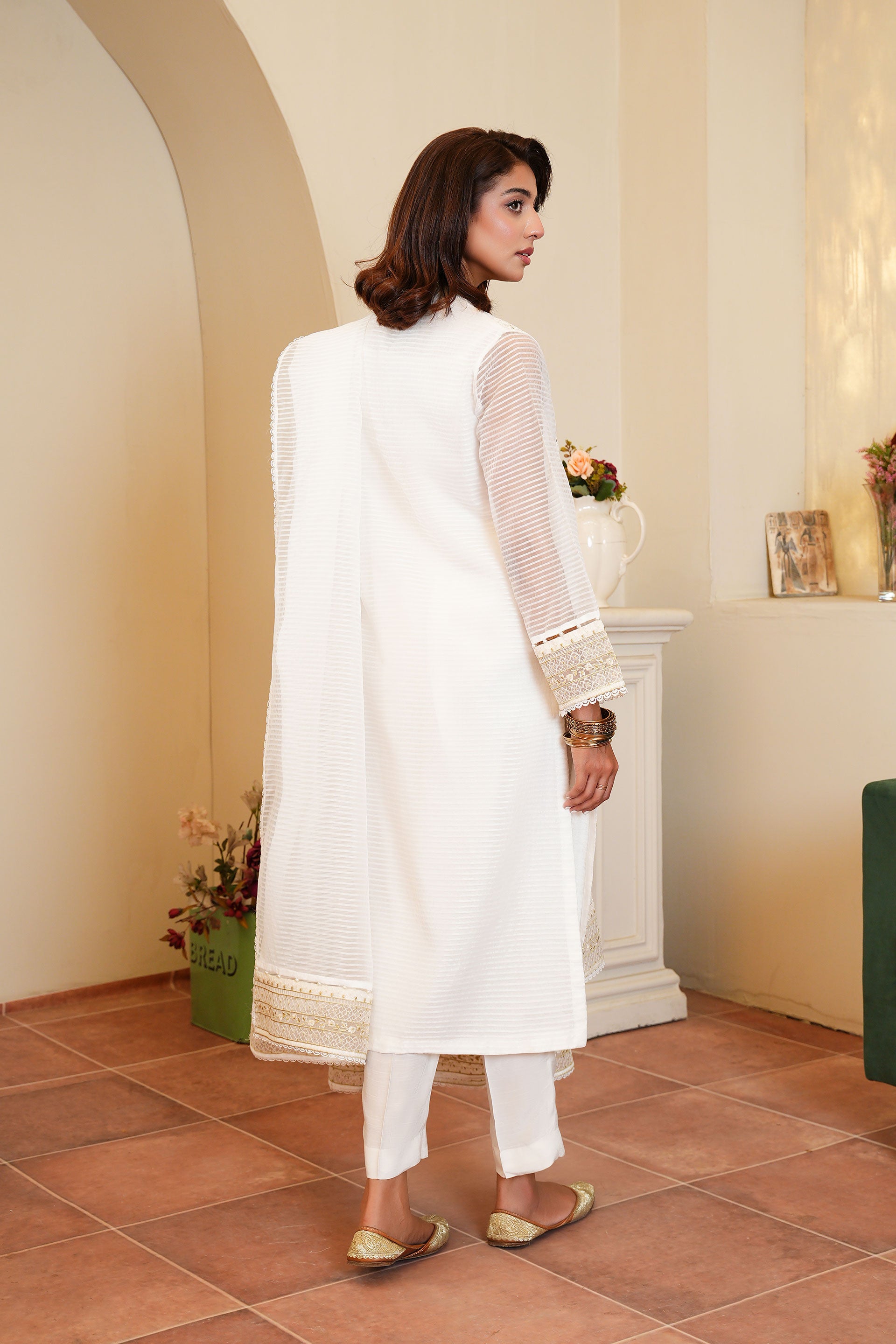 3 Piece Suit Cotton Net Suit (FR1032)