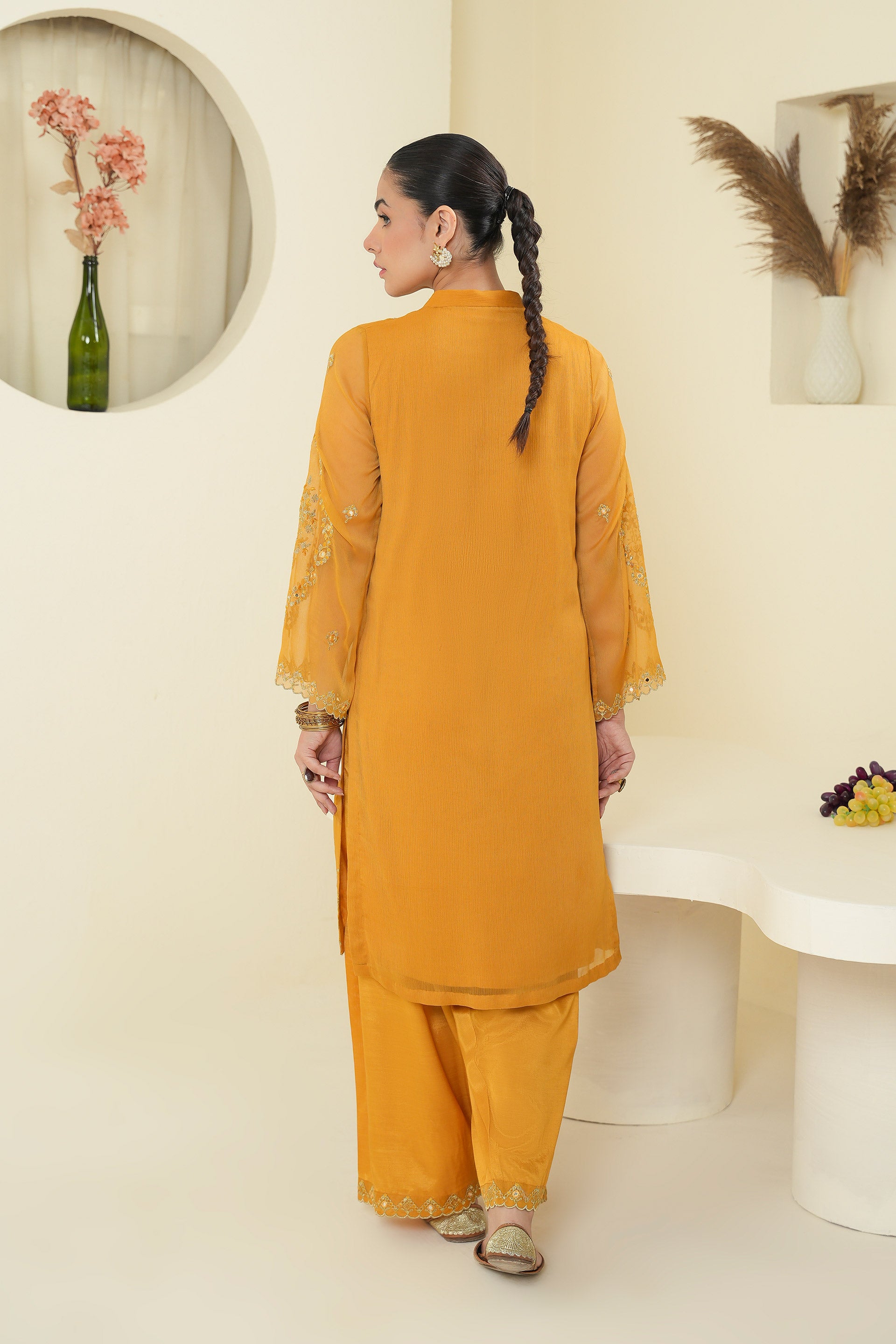 2 Piece Chiffon Suit (FR1041)