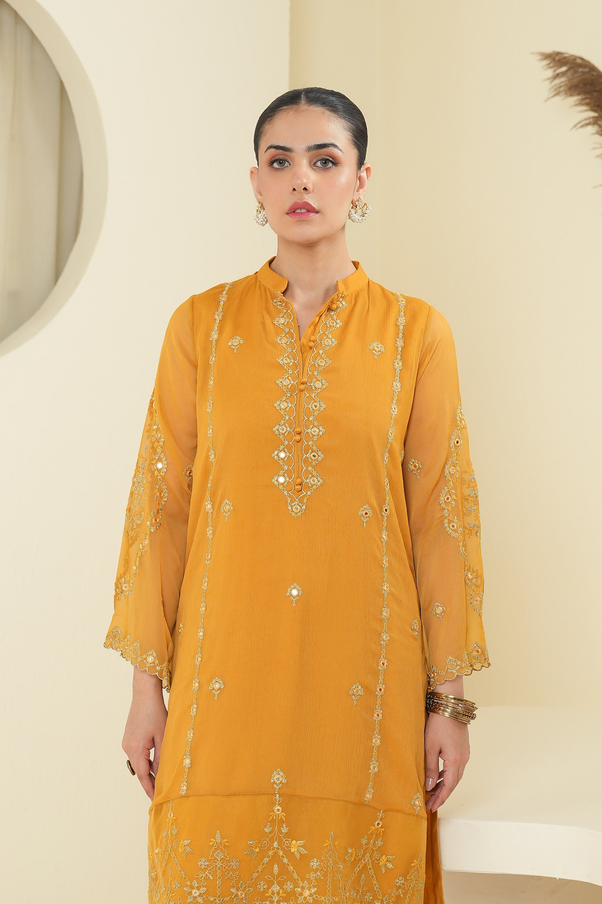 2 Piece Chiffon Suit (FR1041)