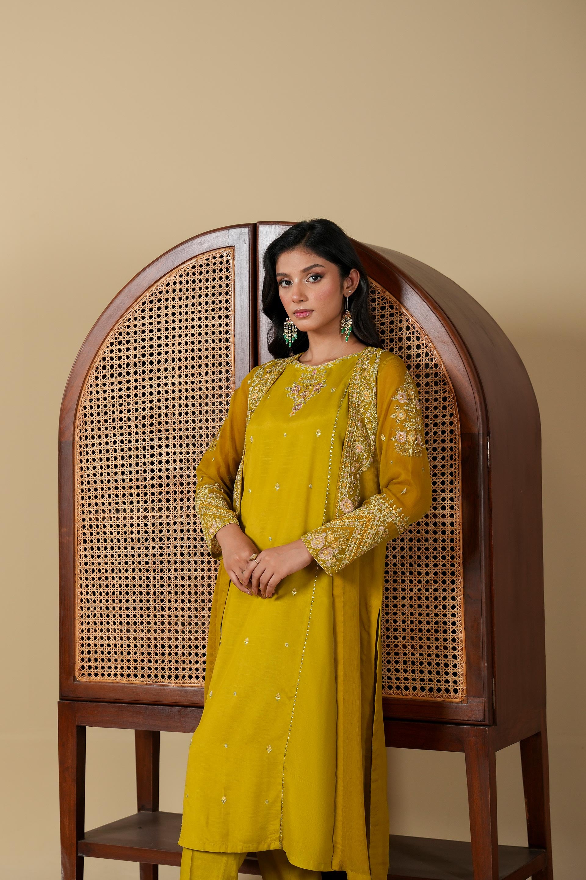 2 Piece Chiffon Suit (FR1044)