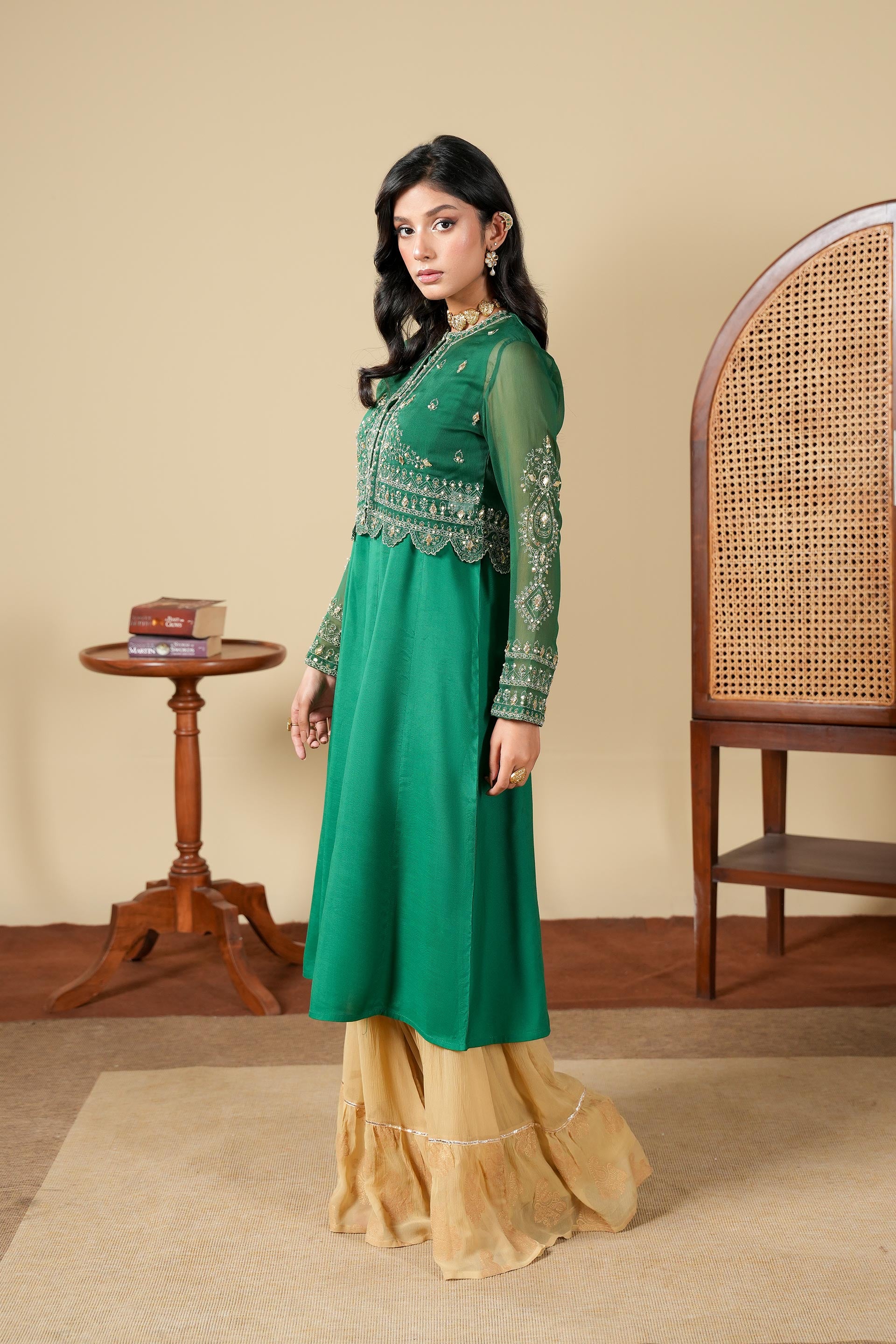 2 Piece Chiffon Top (FR1052)