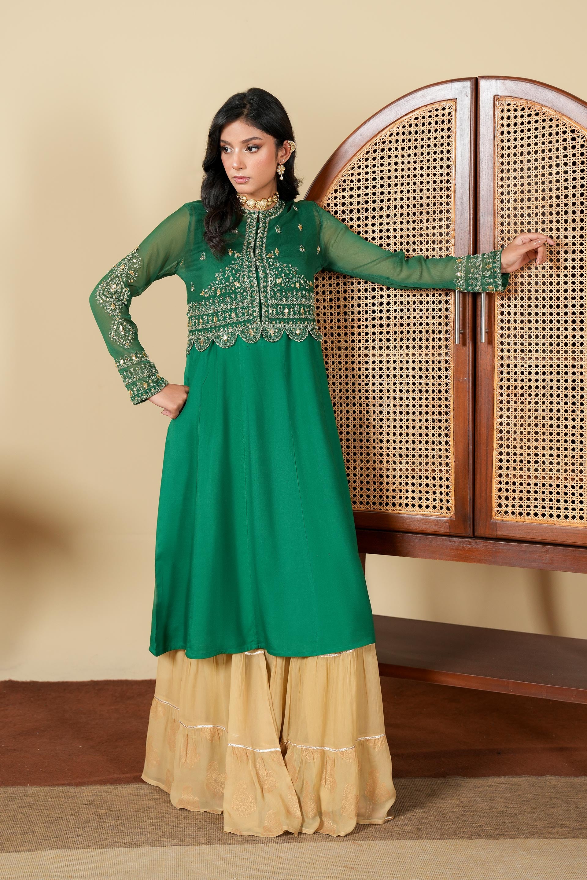 2 Piece Chiffon Top (FR1052)