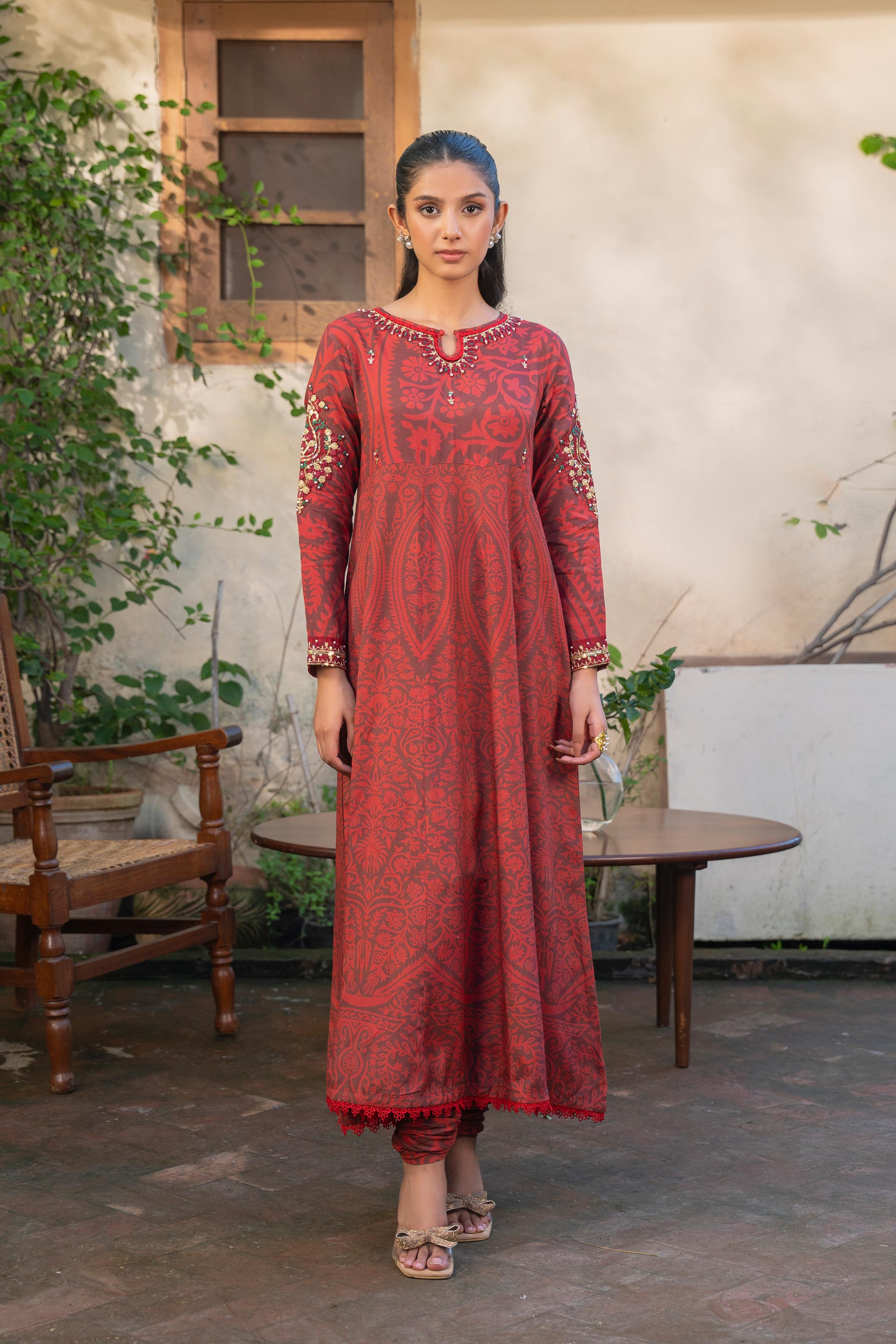 2 Piece Raw Silk Suit (FR1057)