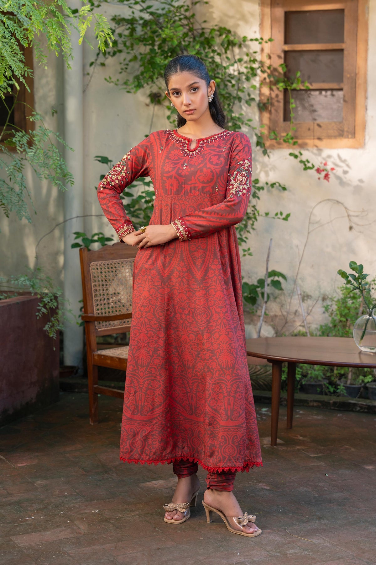 2 Piece Raw Silk Suit (FR1057)