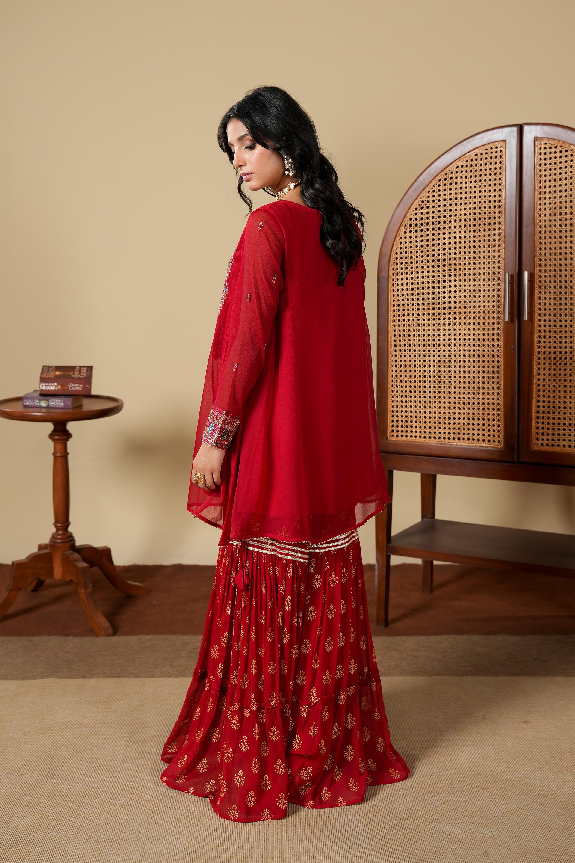 1 Piece Chiffon Frock (FR1058)