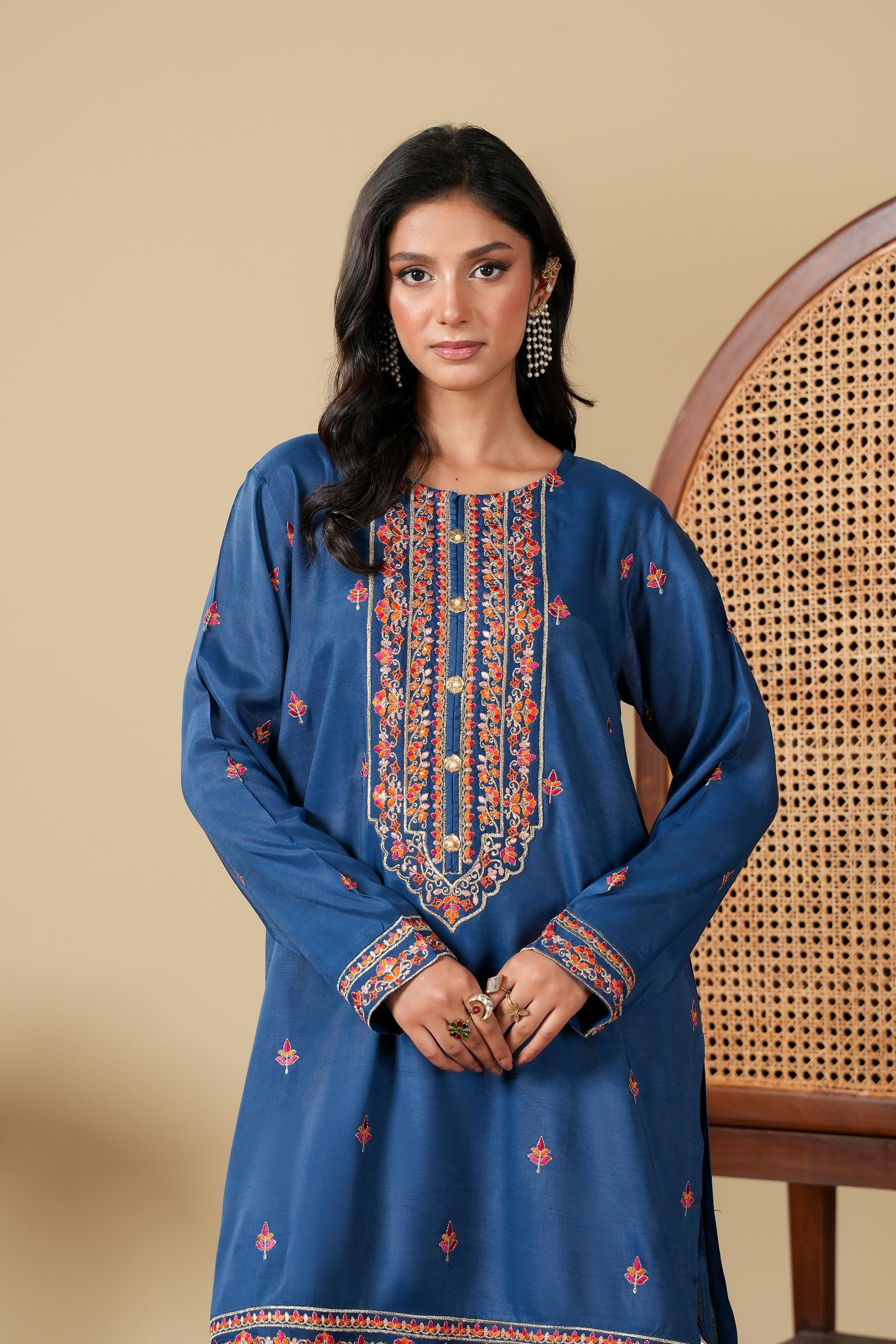 1 Piece Raw Silk Top (FR1060)