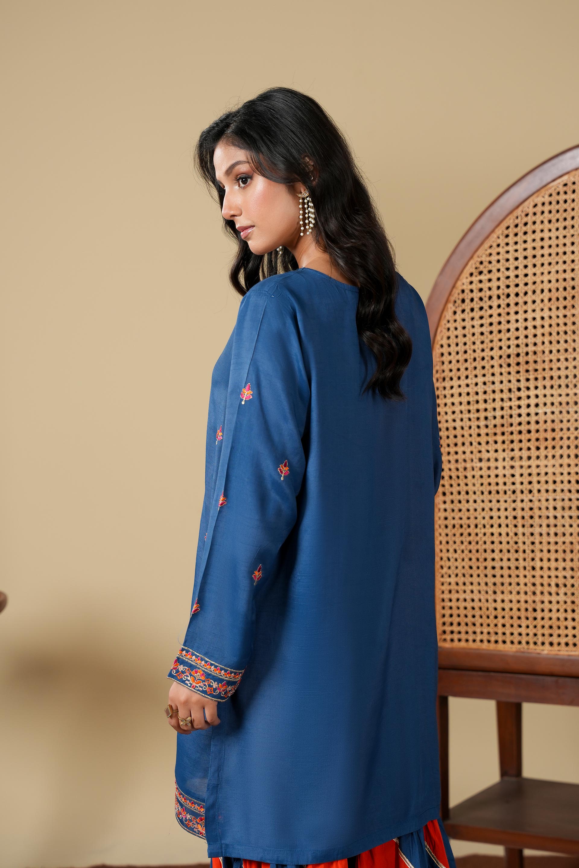 1 Piece Raw Silk Top (FR1060)