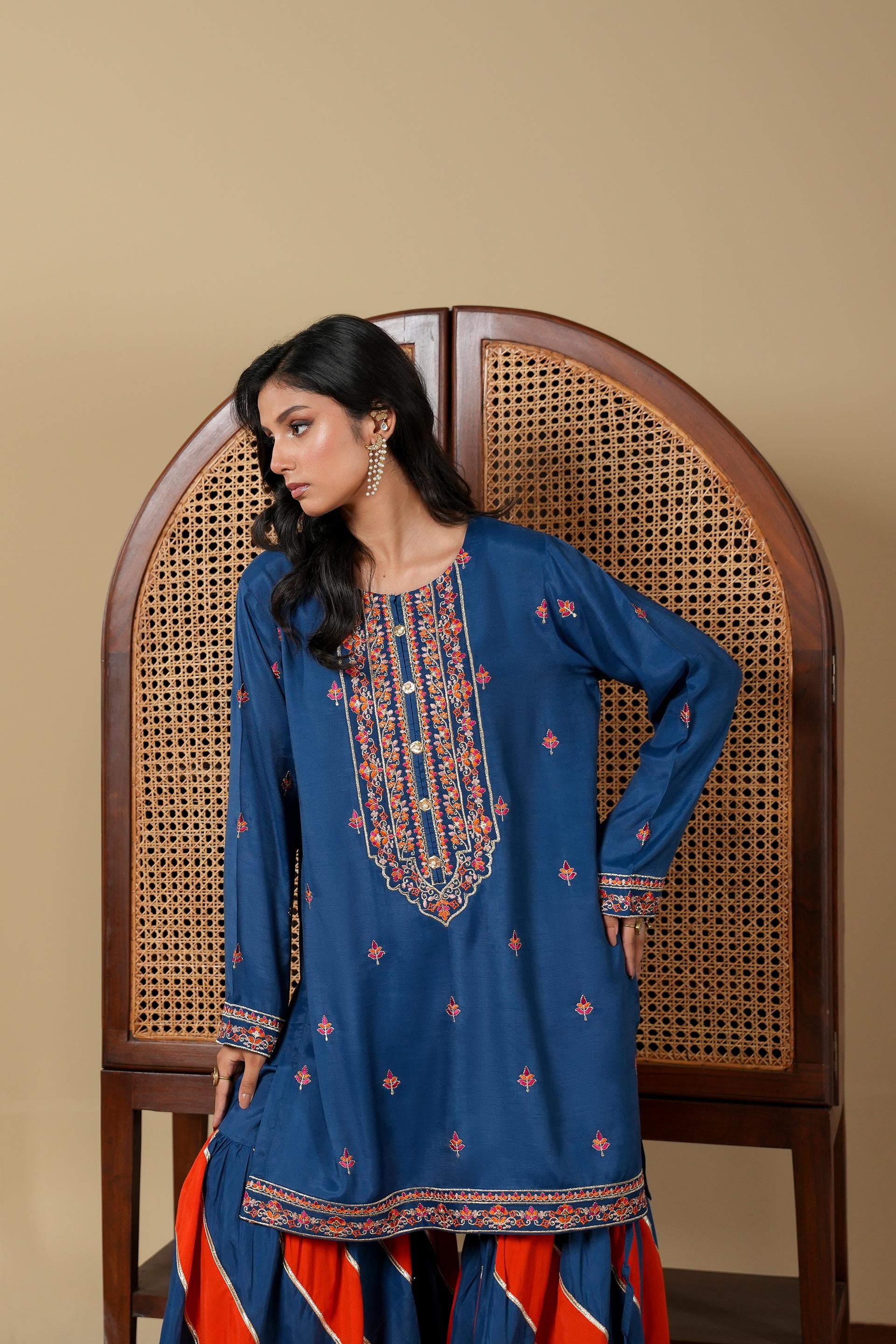 1 Piece Raw Silk Top (FR1060)