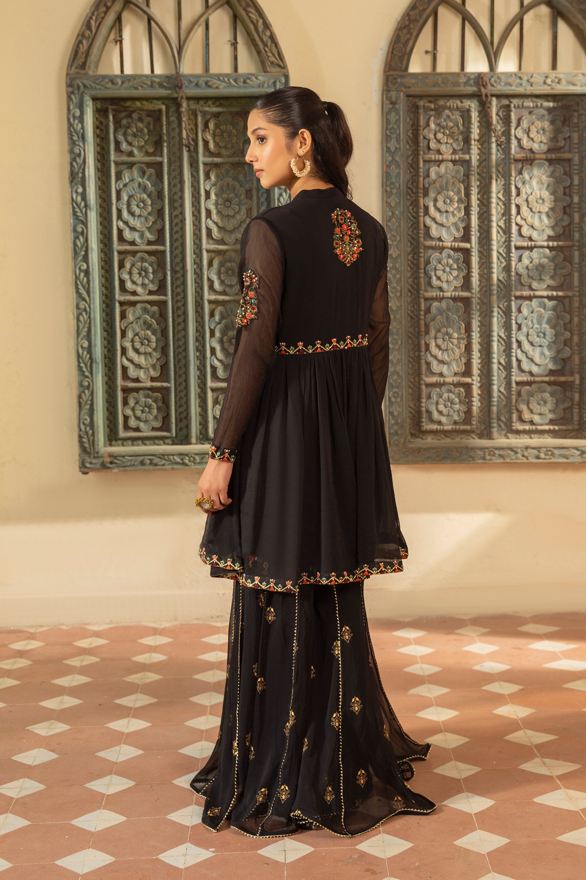 1 Piece Chiffon Frock (FR1063)