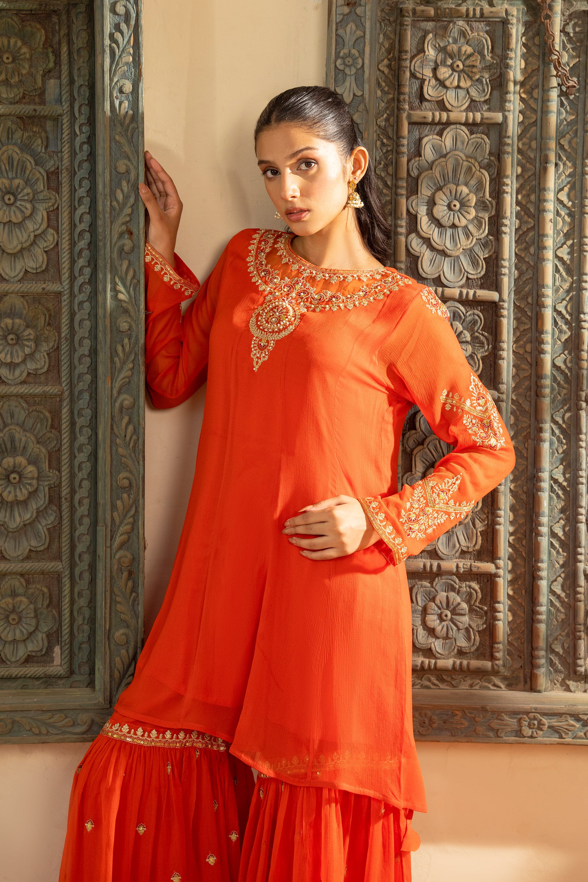 1 Piece Chiffon Frock (FR1065)