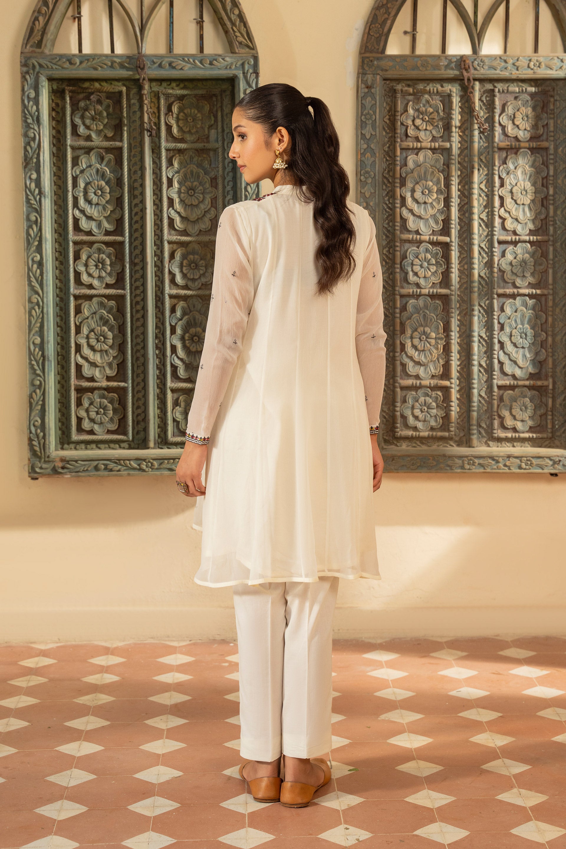 1 Piece Chiffon Frock (FR1066)