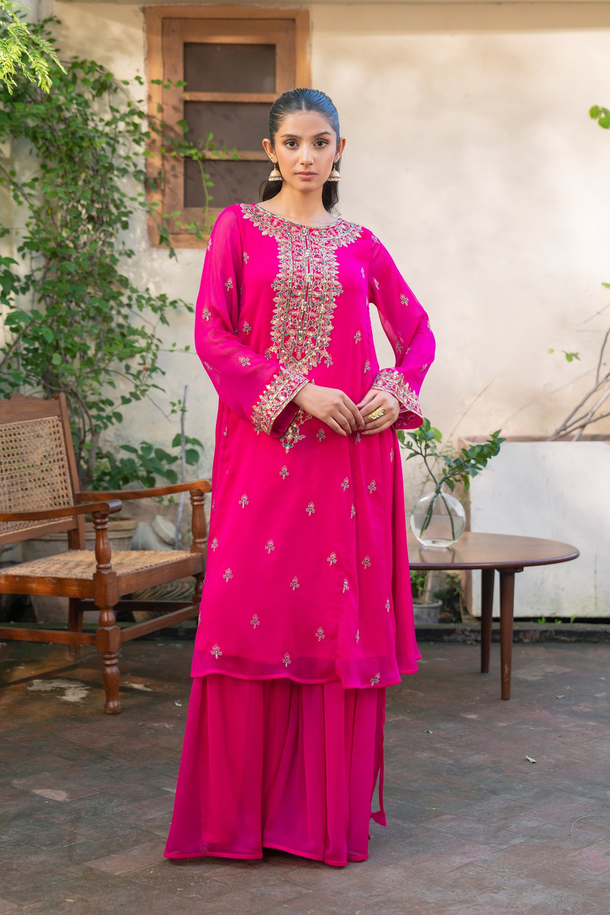 1 Piece Chiffon Frock (FR1069)
