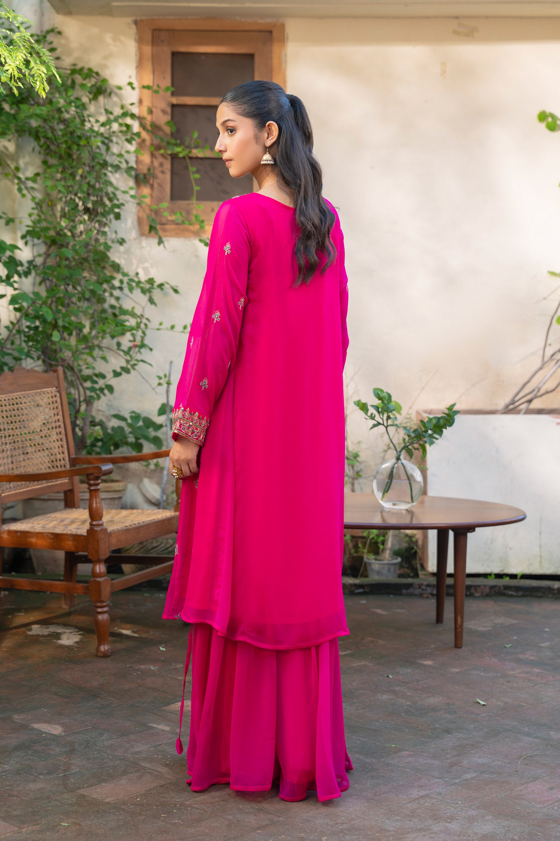 1 Piece Chiffon Frock (FR1069)