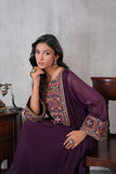 2 Piece Chiffon Suit (FR1070)