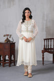2 Piece Chiffon Frock (FR1073)