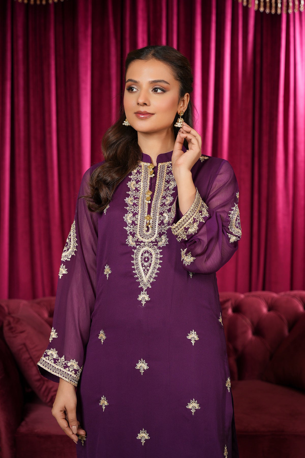 1 Piece Chiffon Top (FR1092)