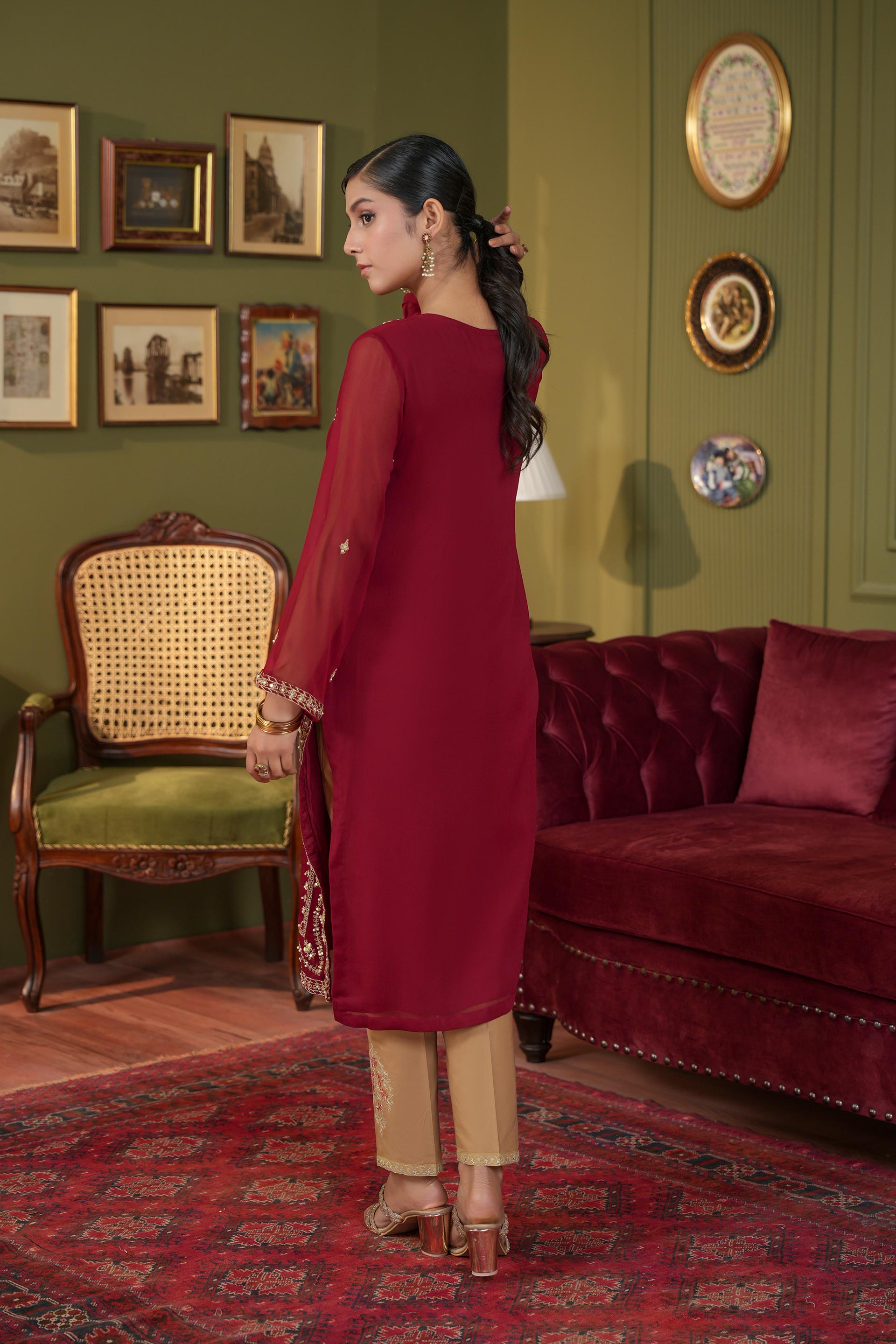 1 Piece Chiffon Top (FR1112)