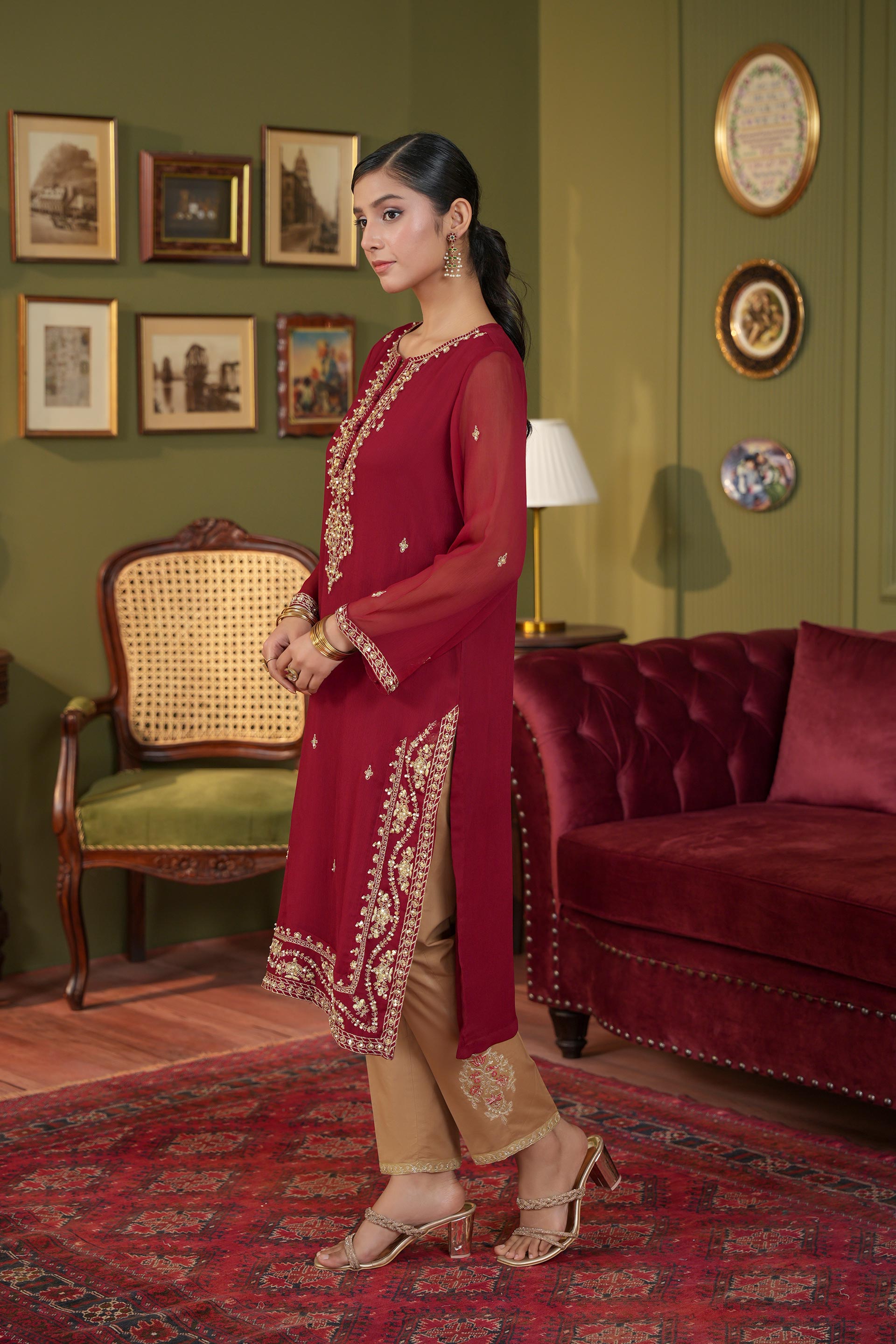 1 Piece Chiffon Top (FR1112)