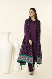 Purple Border 4: 1 Piece Dupatta in Purple Pak Chiffon (FZ0736)