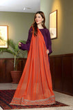 Mastani: 1 Piece Dupatta in Orange Pak Chiffon (FZ0739)