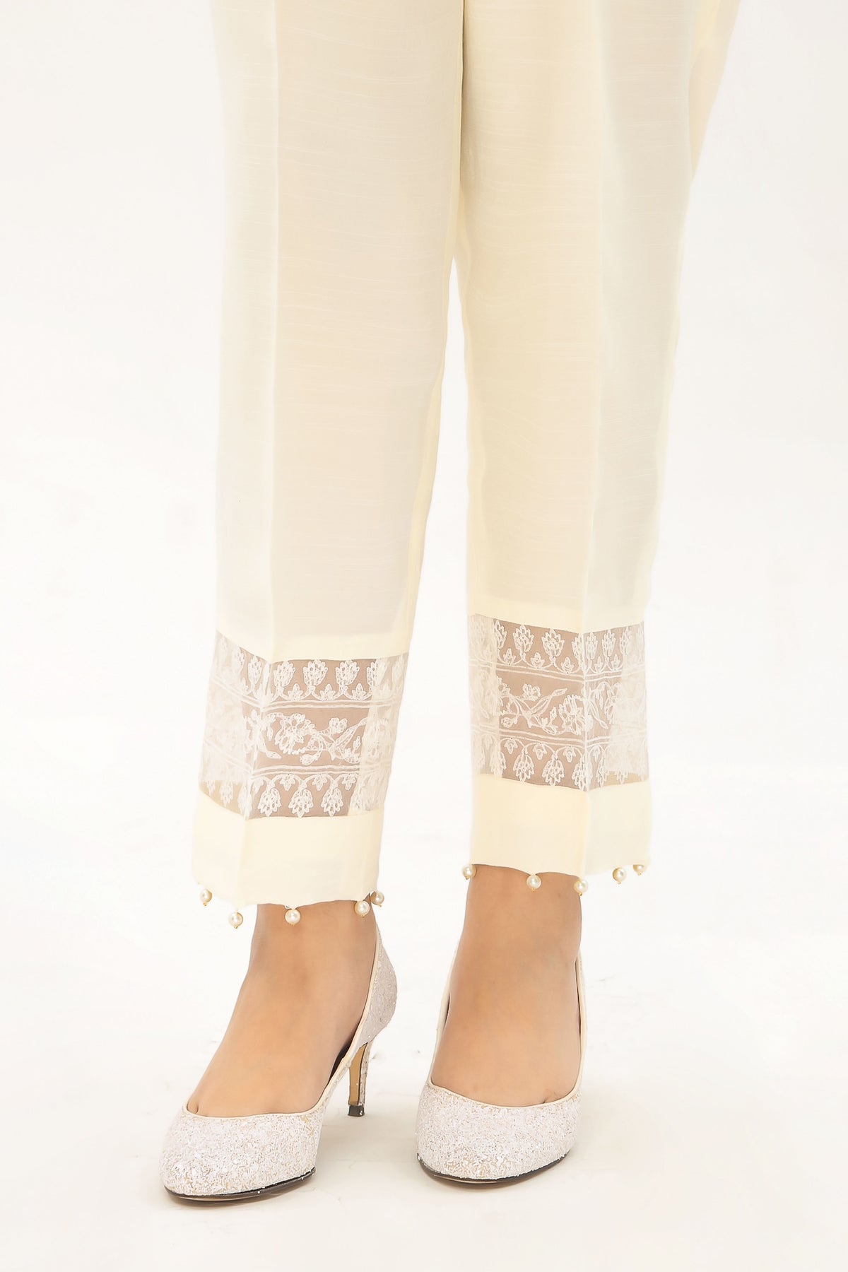 1 Piece Raw Silk Trouser (FZ0787)