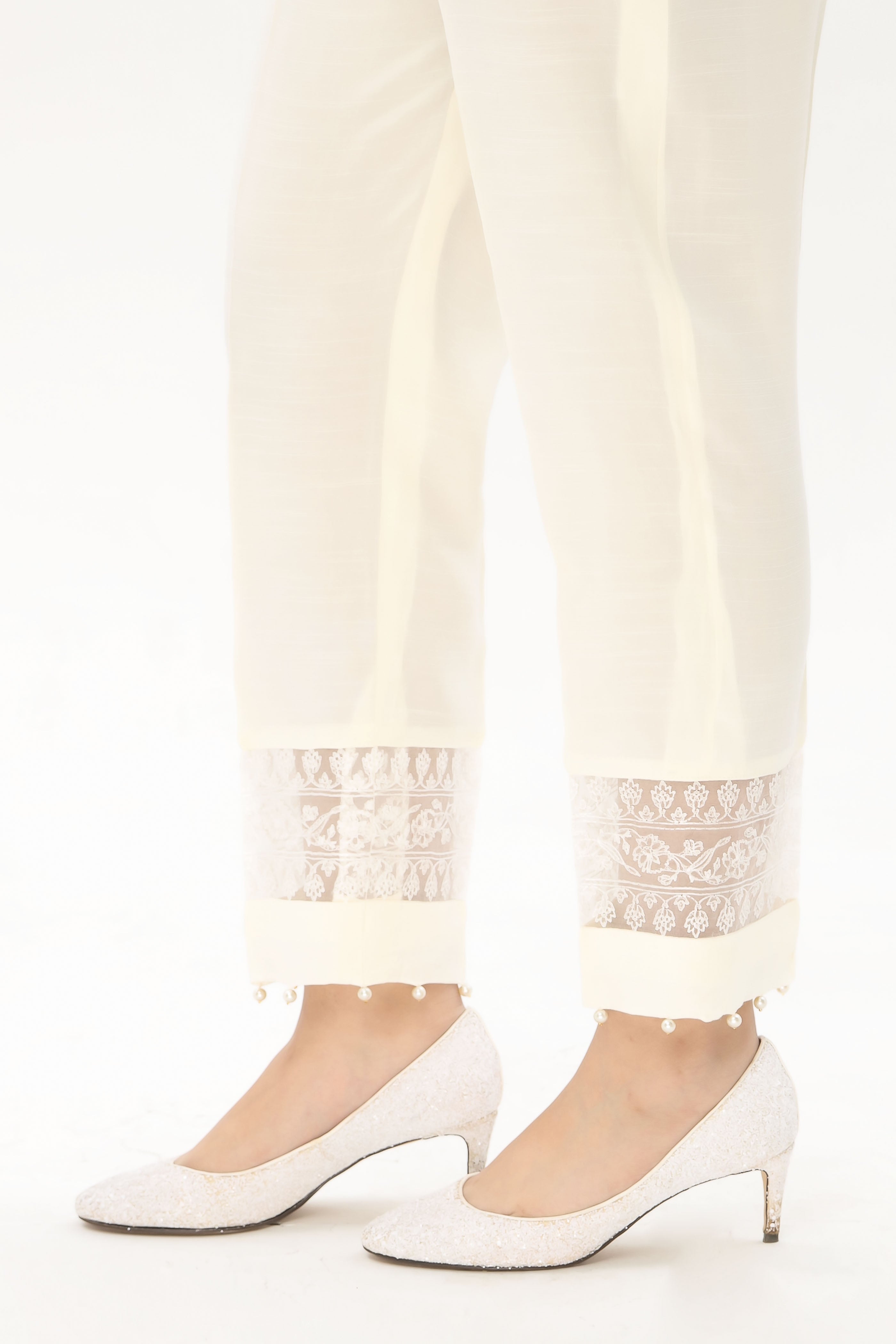 1 Piece Raw Silk Trouser (FZ0787)