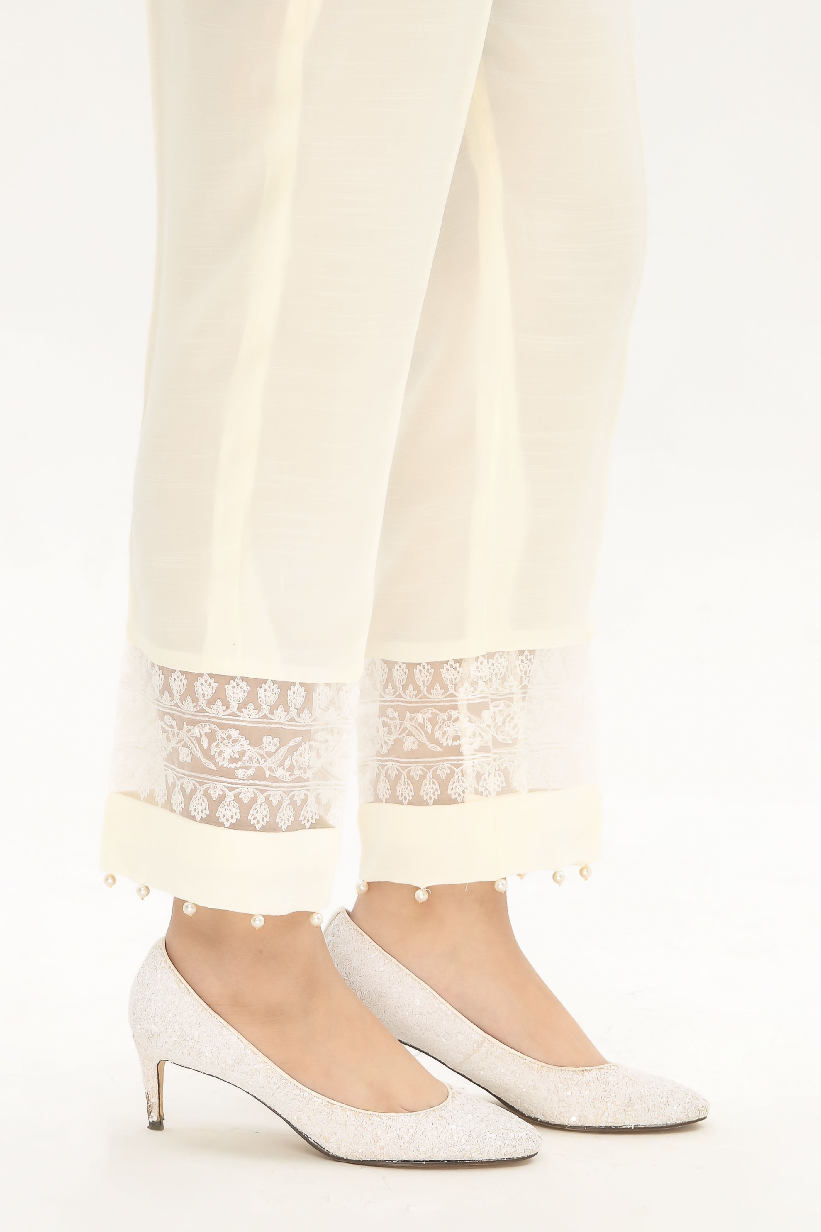 1 Piece Raw Silk Trouser (FZ0787)