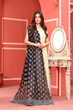 Daariyan: 1 Piece Dupatta in Navy Blue Chiffon (FZ0795)