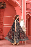 Daariyan: 1 Piece Dupatta in Navy Blue Chiffon (FZ0795)