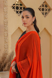1 Piece Dupatta in Orange Chiffon (FZ0815)