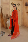 1 Piece Dupatta in Orange Chiffon (FZ0815)