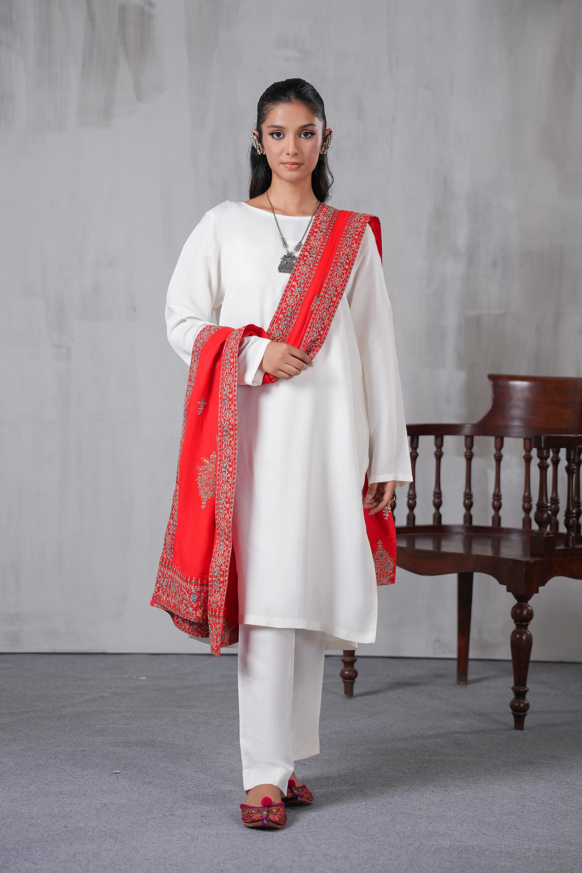 1 Piece Wool Shawl (FZ0835)