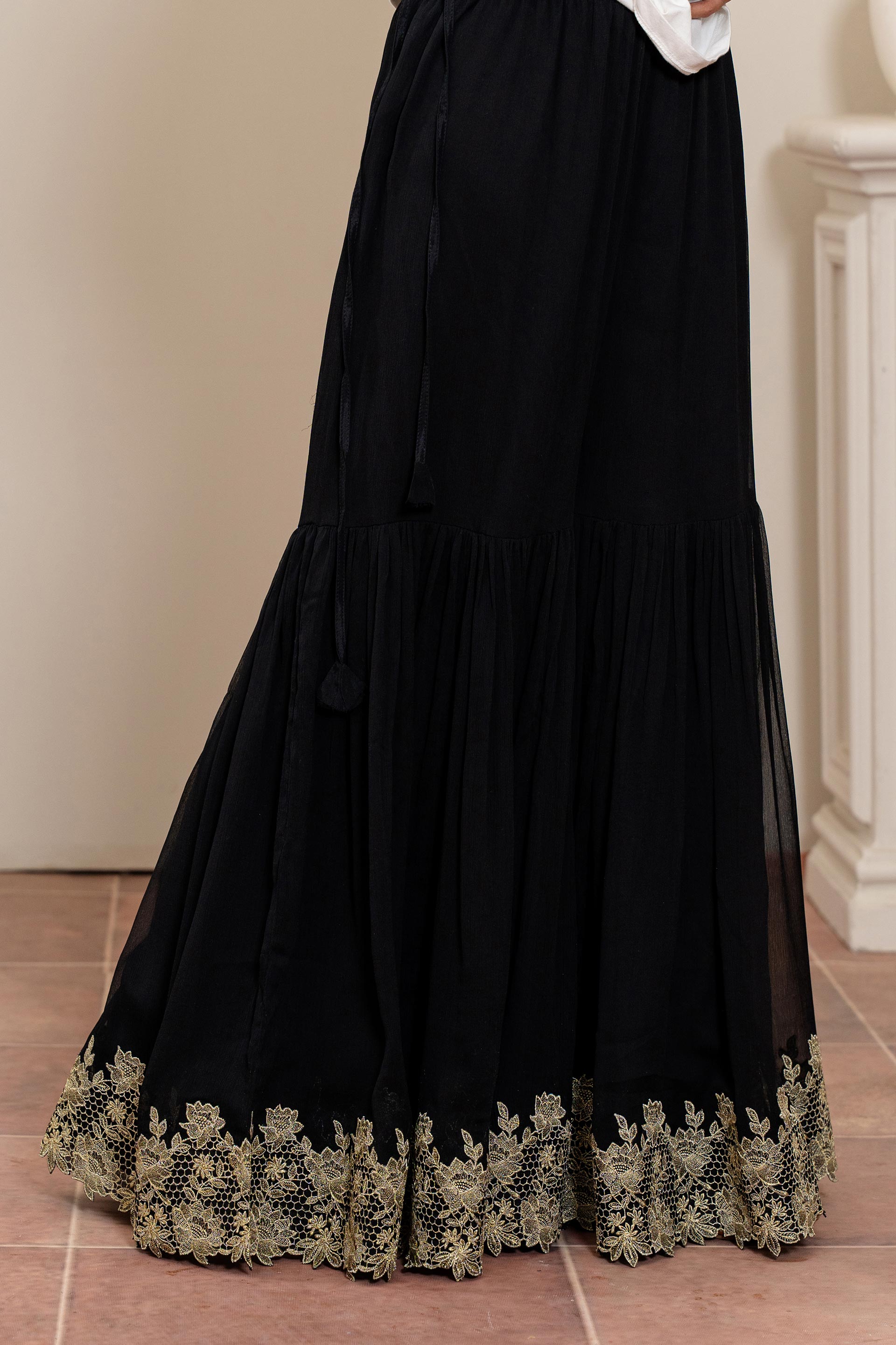 1 Piece Chiffon Gharara (FZ0871)