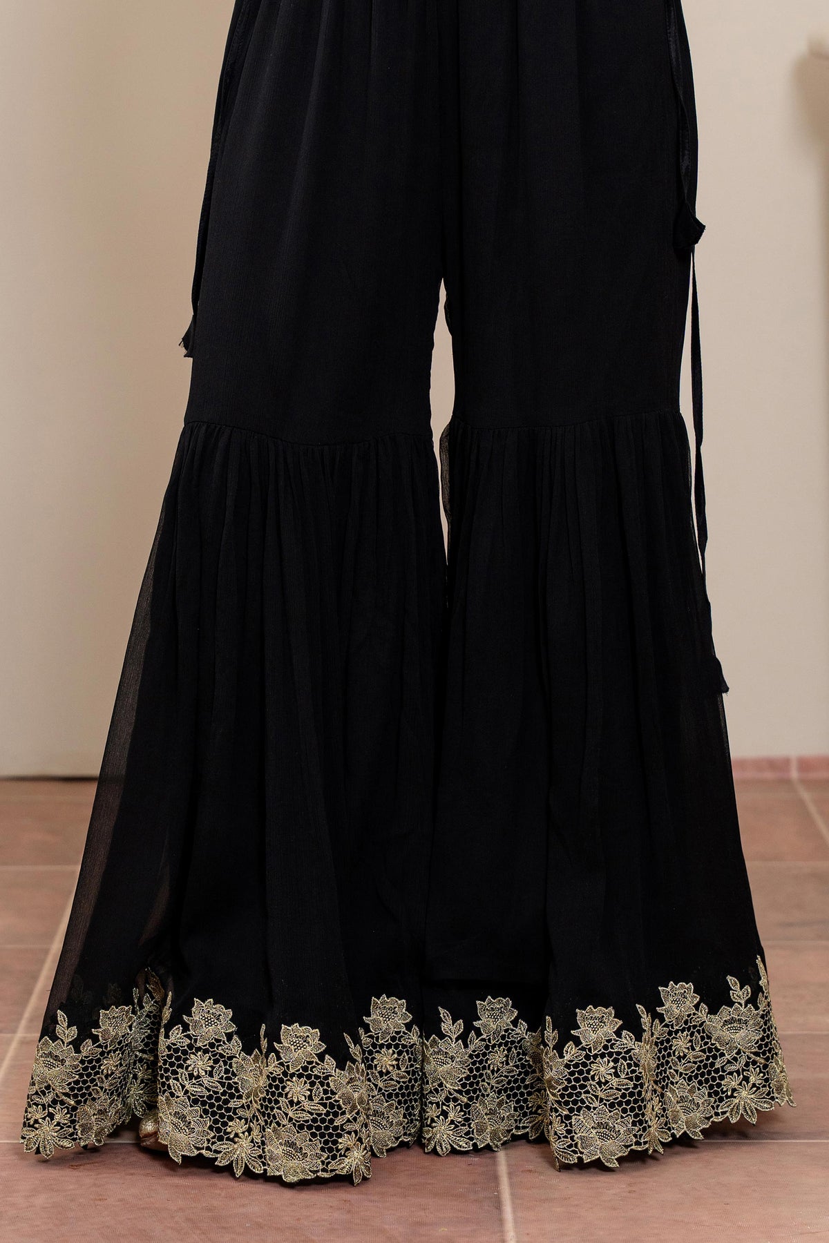 1 Piece Chiffon Gharara (FZ0871)