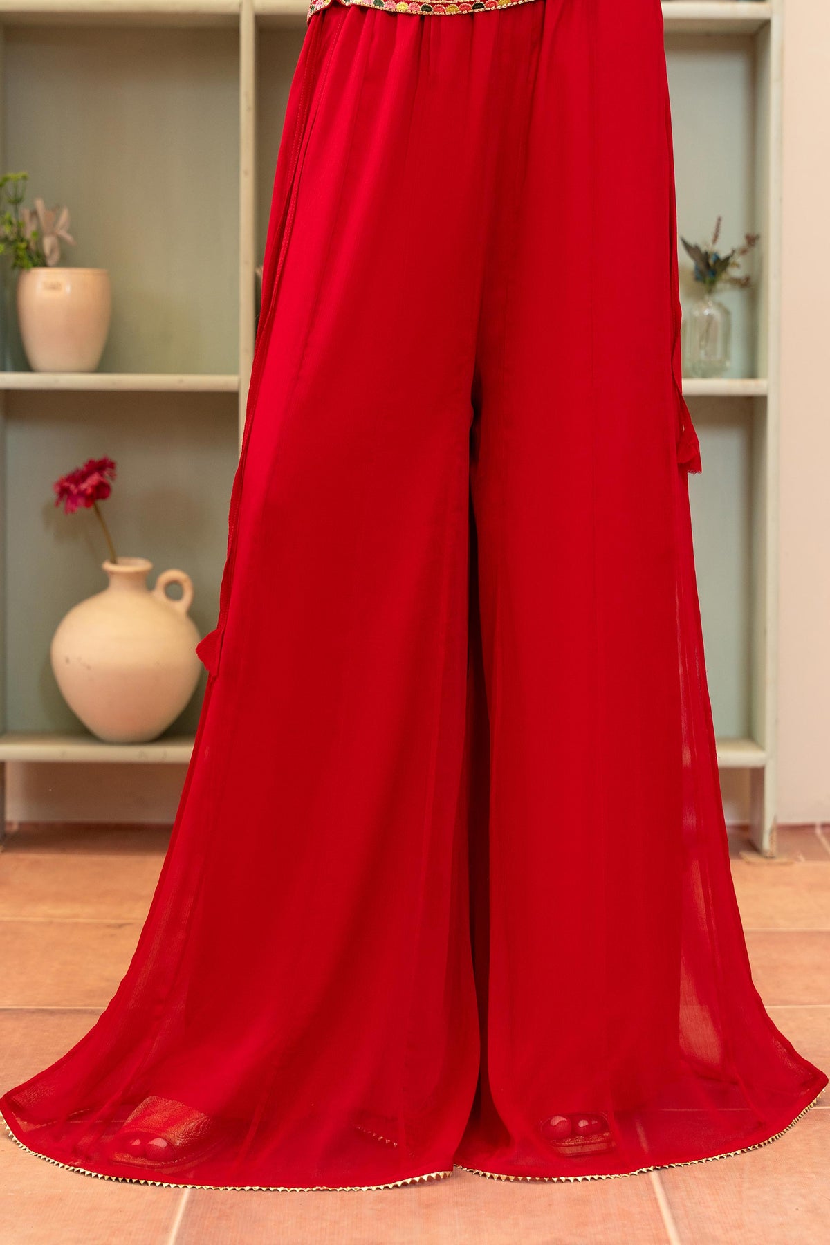 1 Piece Chiffon Gharara (FZ0873)