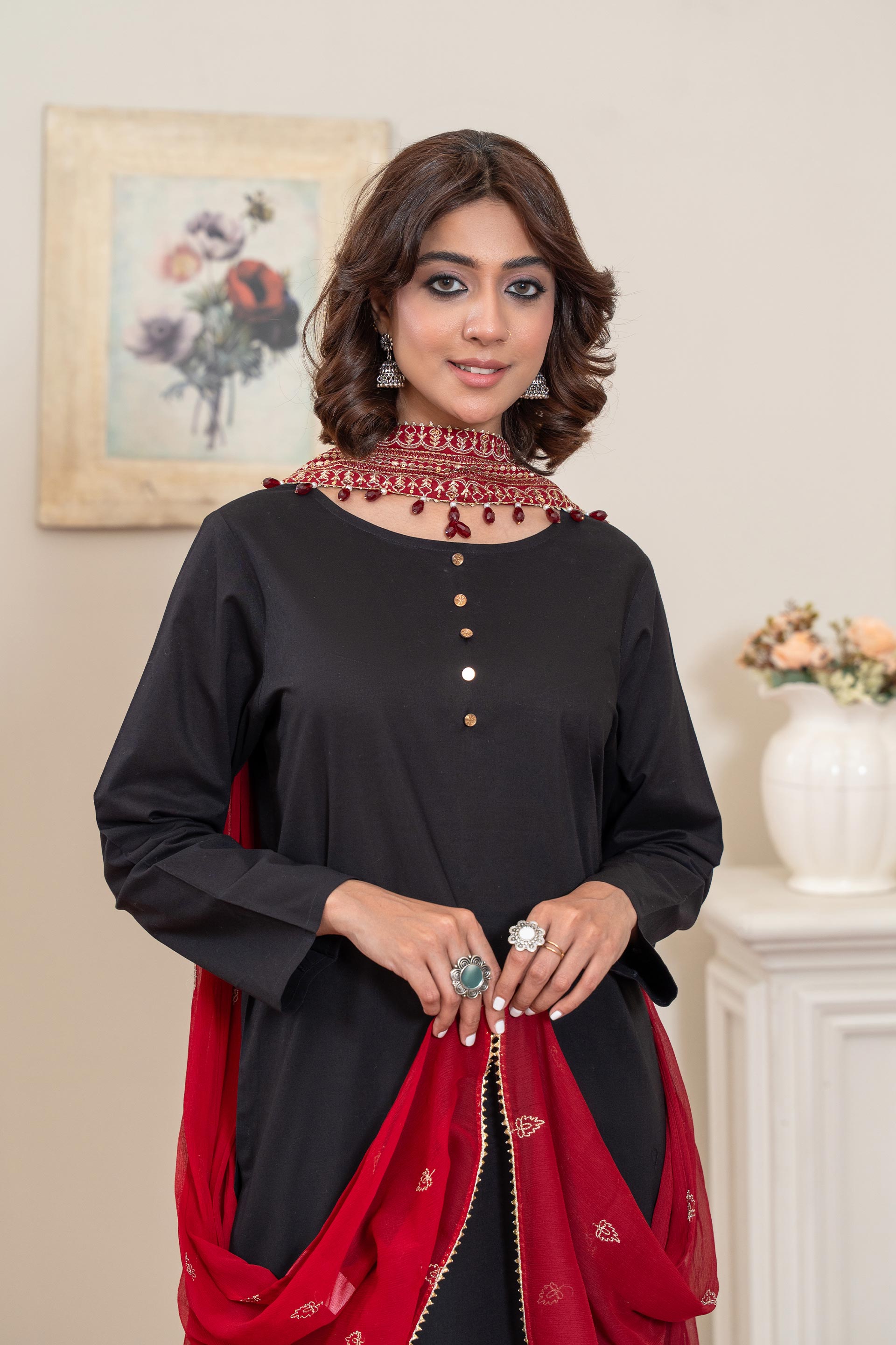 1 Piece Chiffon Dupatta (FZ0875)