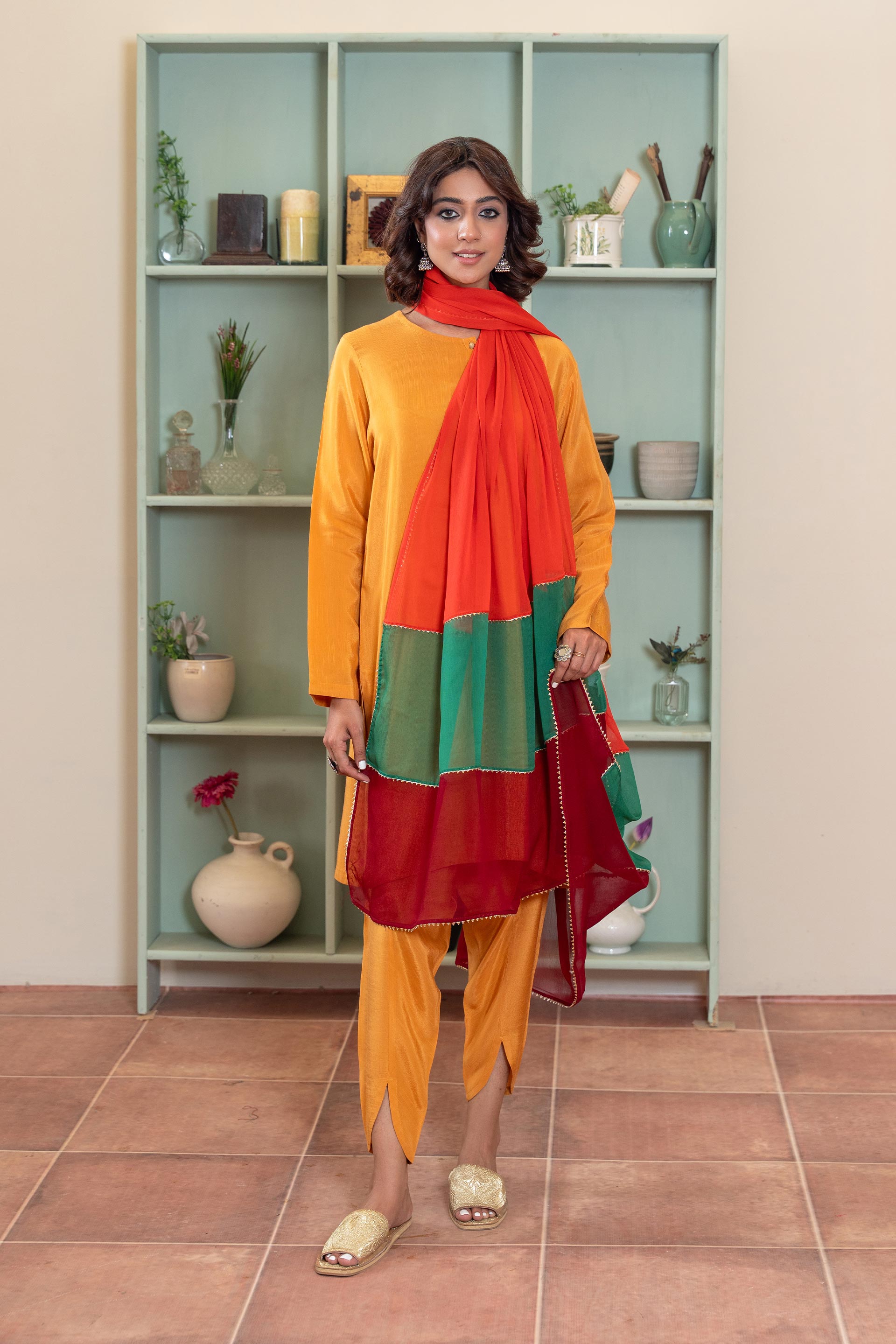 1 Piece Dupatta in Multi Chiffon (FZ0886)