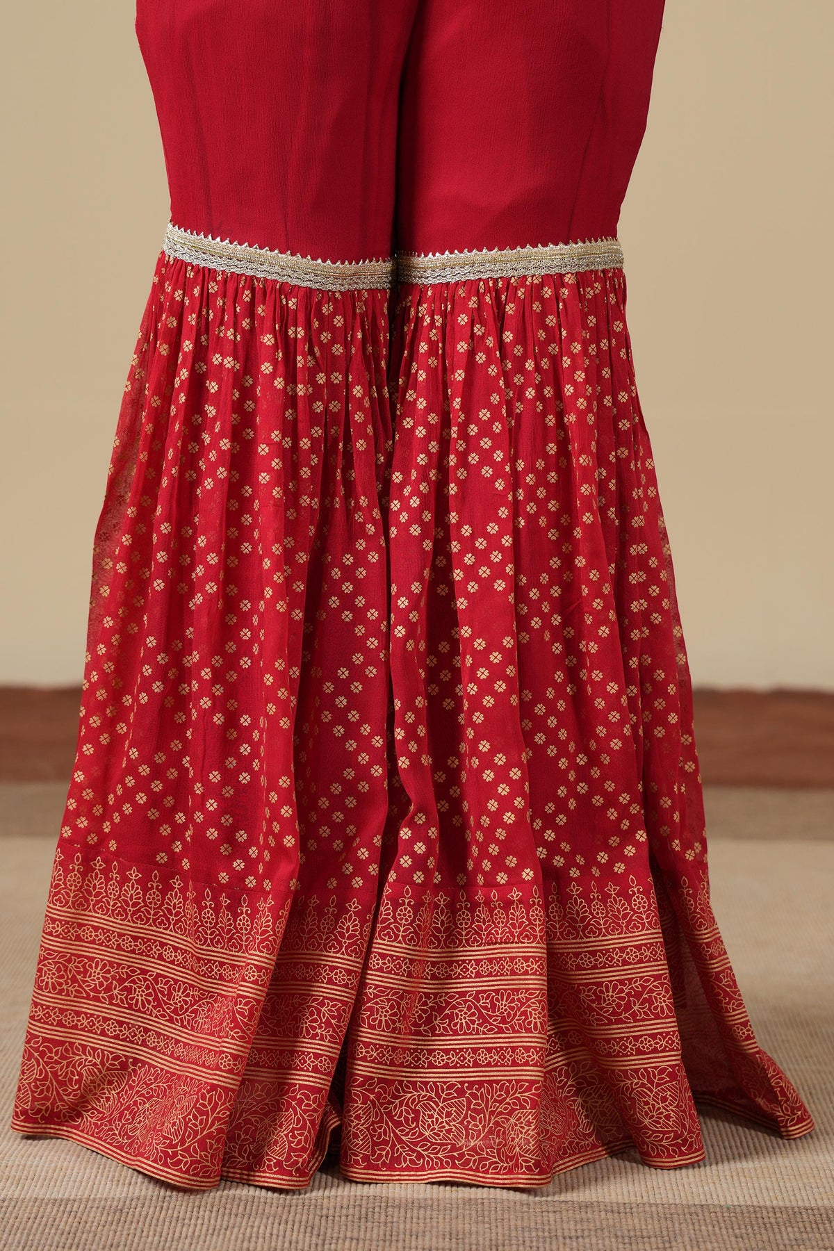 1 Piece Chiffon Gharara (FZ0887)