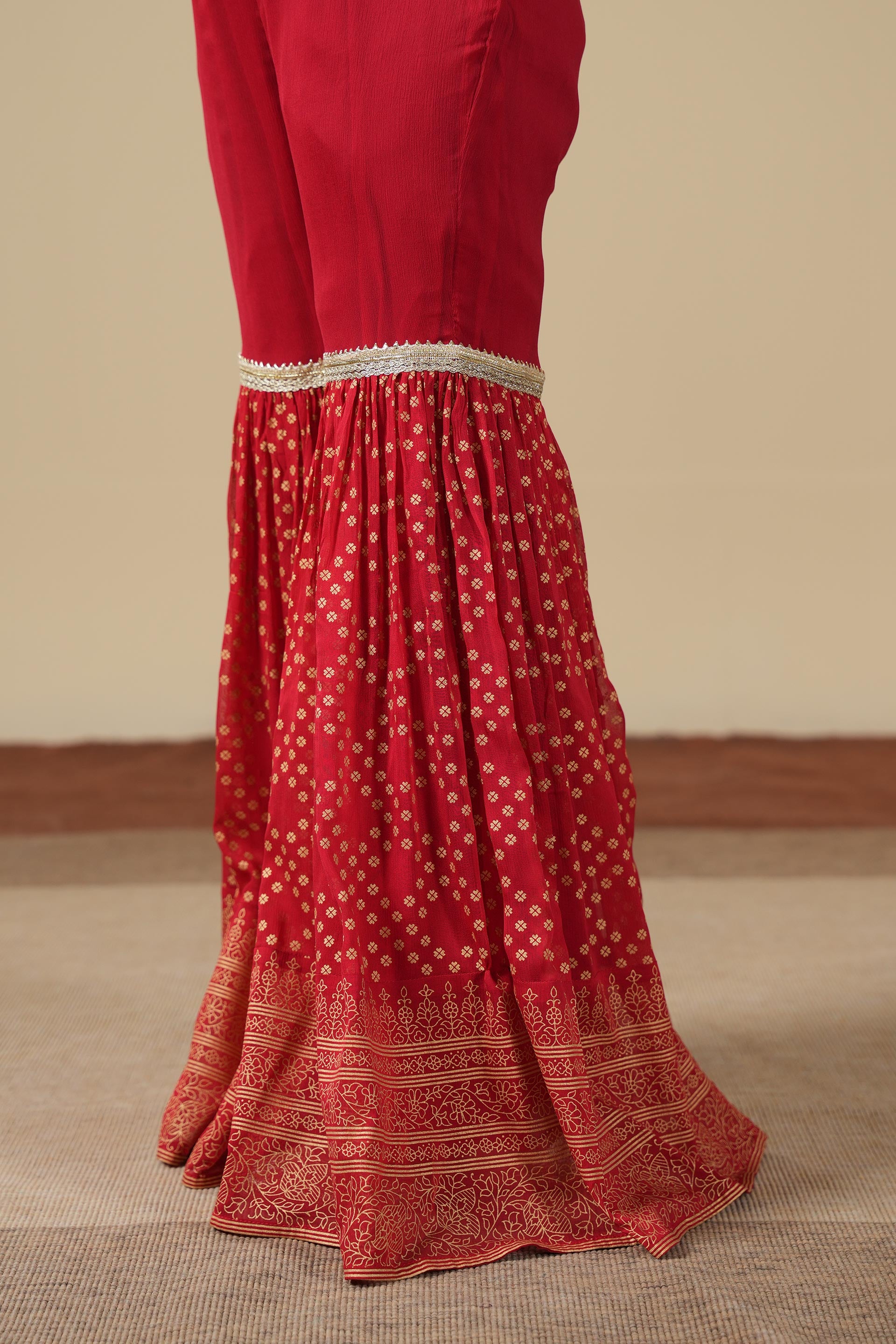 1 Piece Chiffon Gharara (FZ0887)