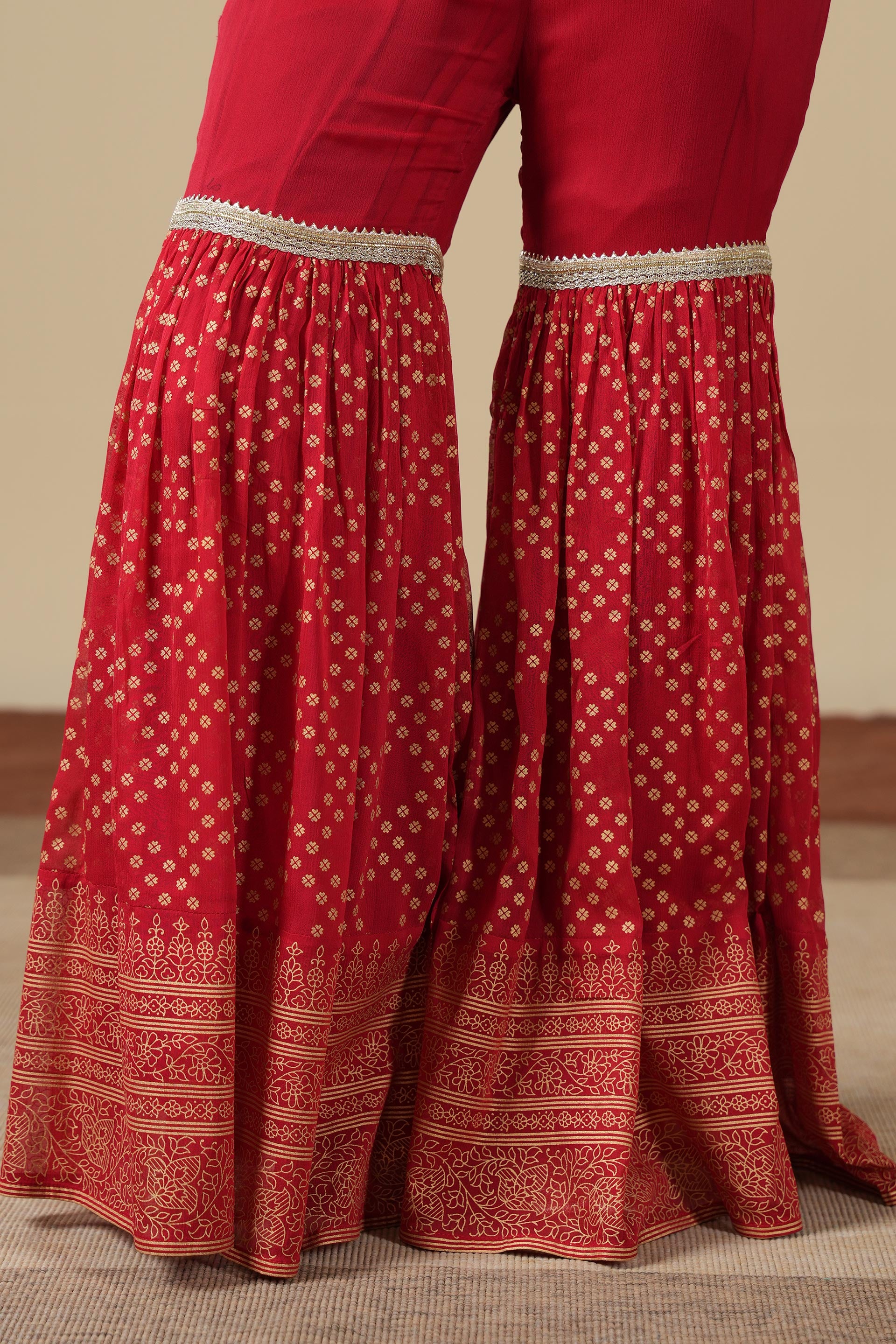 1 Piece Chiffon Gharara (FZ0887)