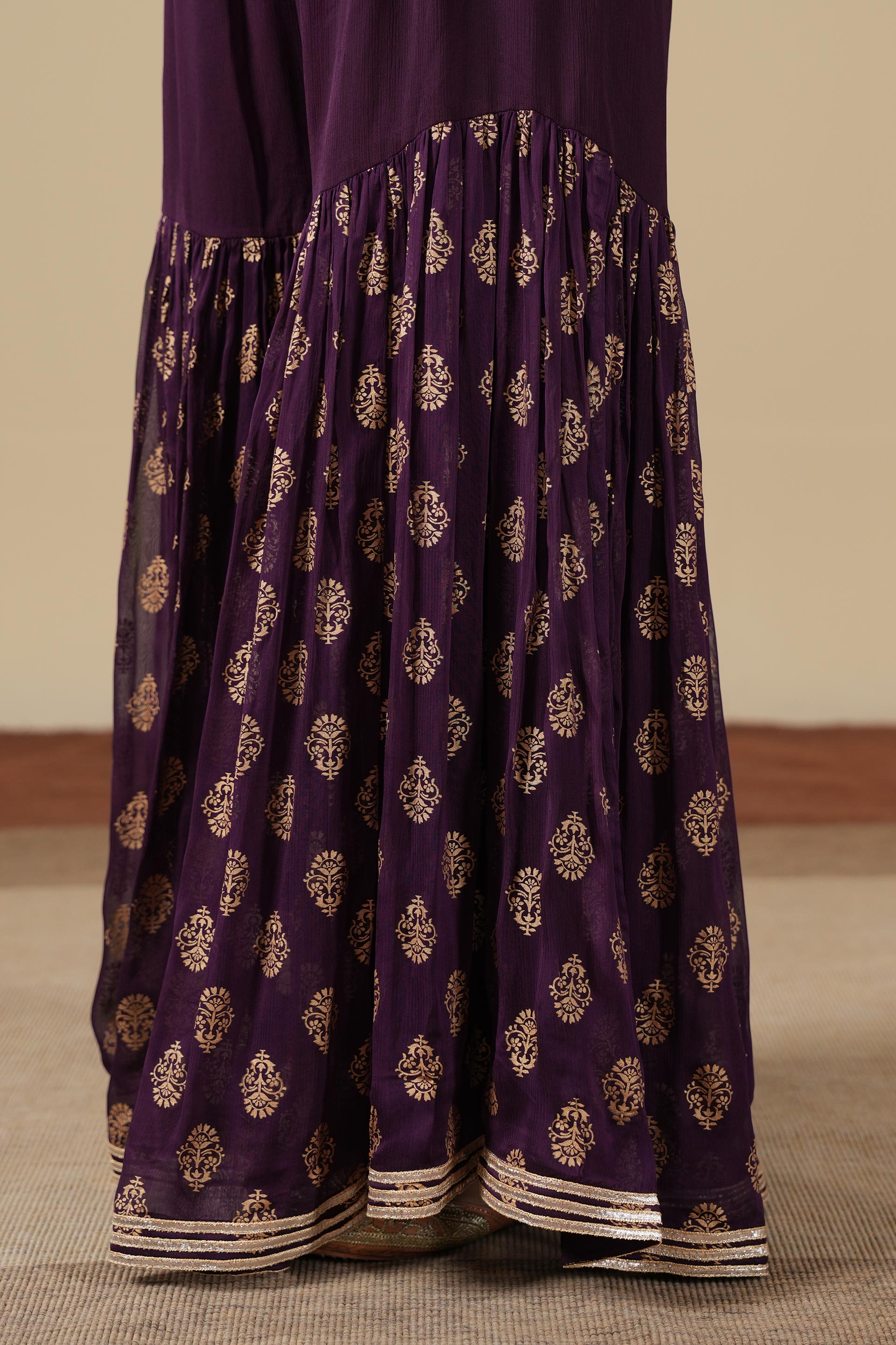 1 Piece Chiffon Gharara (FZ0890)